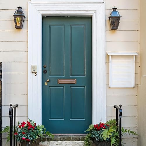 Miniatura 5 de 1 juego de placa de llenado de orificios de puerta, 2-58 pulgadas de diámetro, tornillos de conexión de 1 pulgada y 2 pulgadas, placa de cubierta de