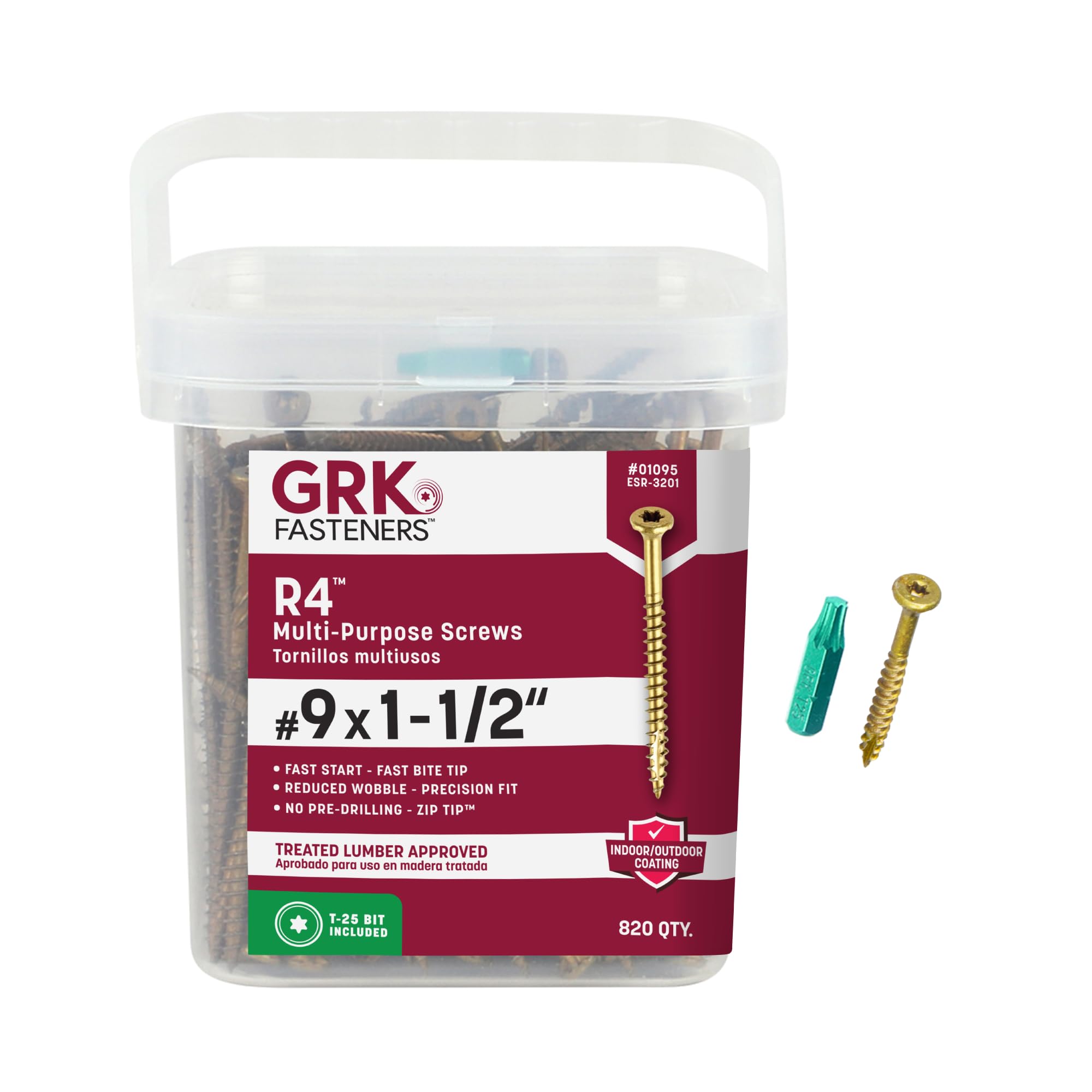 Amazon.com: GRK Fasteners R4™ #9 x 1-1/2 Inch, Multi-Purpose