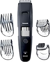 Panasonic Long Beard Trimmer for Men, 58 Length Settings and 4 Attachments for Cutting and Detailing, Cordless or Corded...
