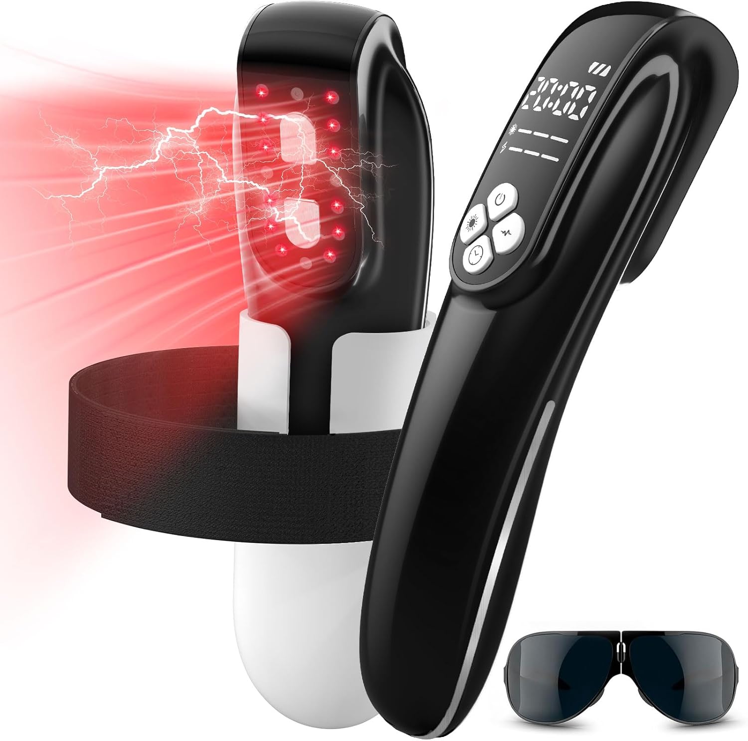 Upgrade Cold Laser Therapy Device, 2-in-1 Laser Therapy Device (4x808nm +12X650nm), Red&Infrared Light Therapy for Deep Tissue, Joint and Muscle Care Fast Recovery Upgrade Cold Laser Therapy Device, 2-in-1 Laser Therapy Device (4x808nm +12X650nm), Red&Infrared Light Therapy for Deep Tissue, Joint and Muscle Care Fast Recovery