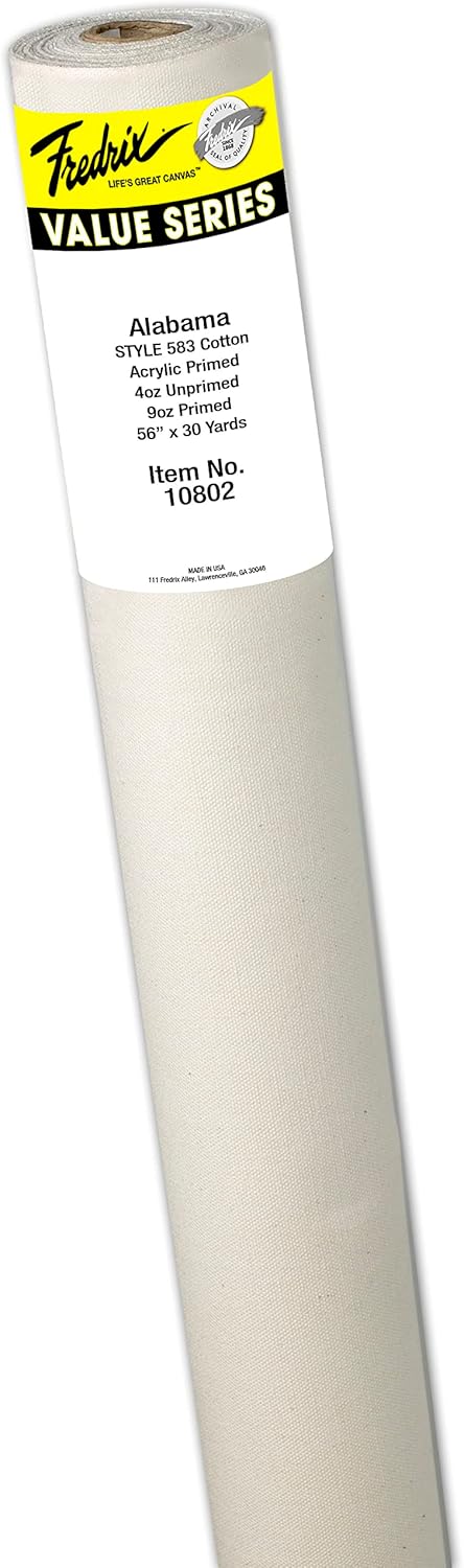 Fredrix Primed Canvas 583 56In X 30Yd Roll