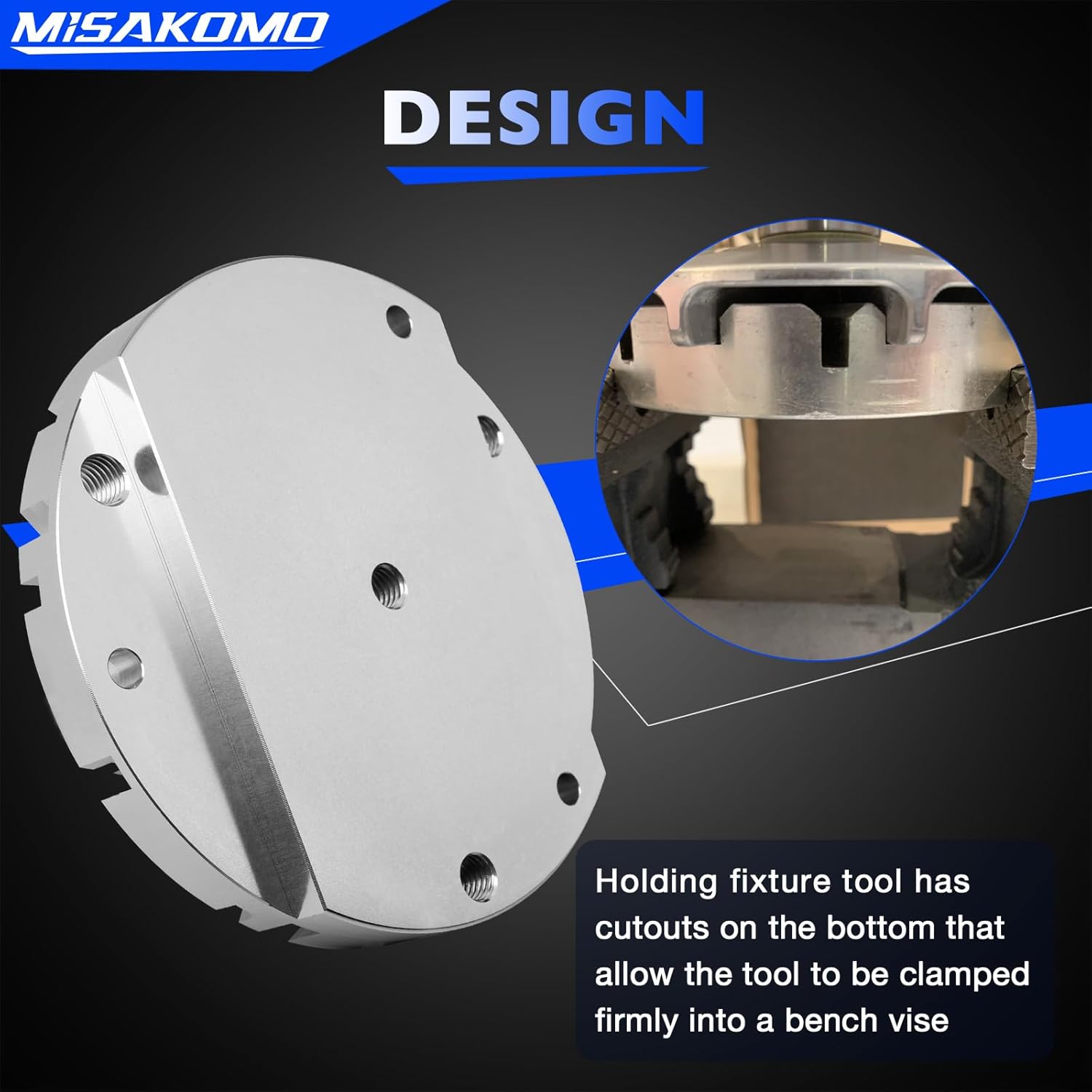 Primary Clutch Holding Fixture Tool, Compatible with Polaris P-90 ATV & UTV Clutch Tool Model Year 1985 to current, P-85 Snowmobile Clutch Tool Model Year 1972 to current