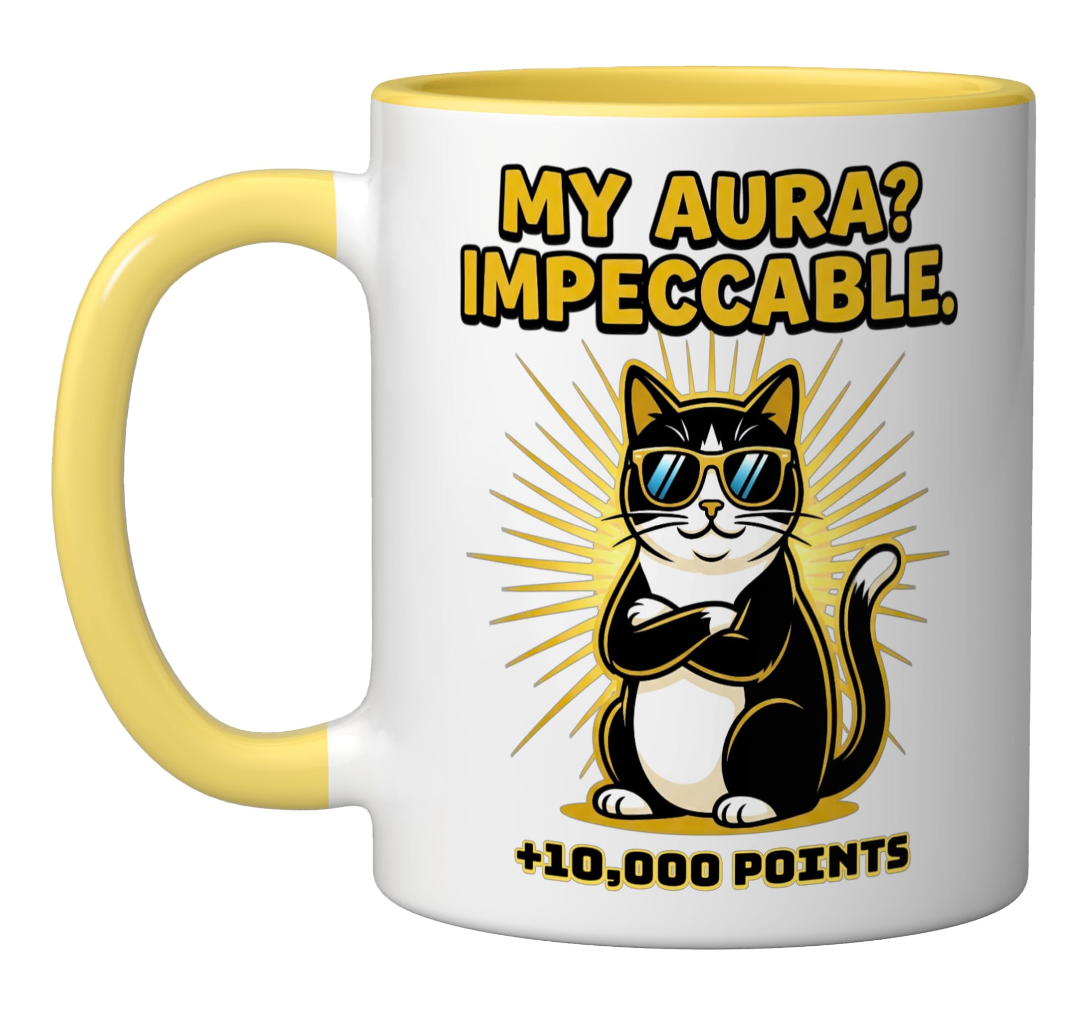 My Aura Impeccable Cat Slang Mug
