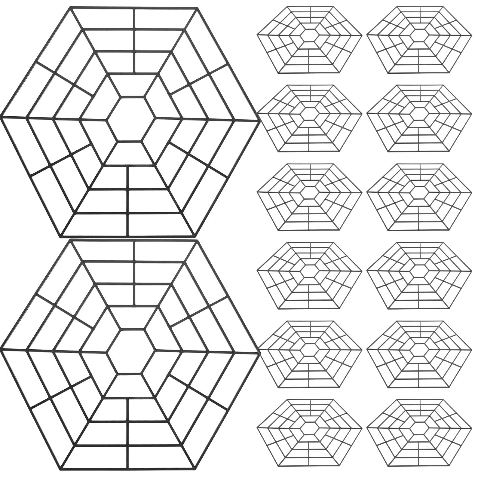 30 Unidades Red Protectora de Plástico para Estanques Forma Hexagonal, Material PP Resistente y Combinable para Mantener Seguros los Peces en Exteriores