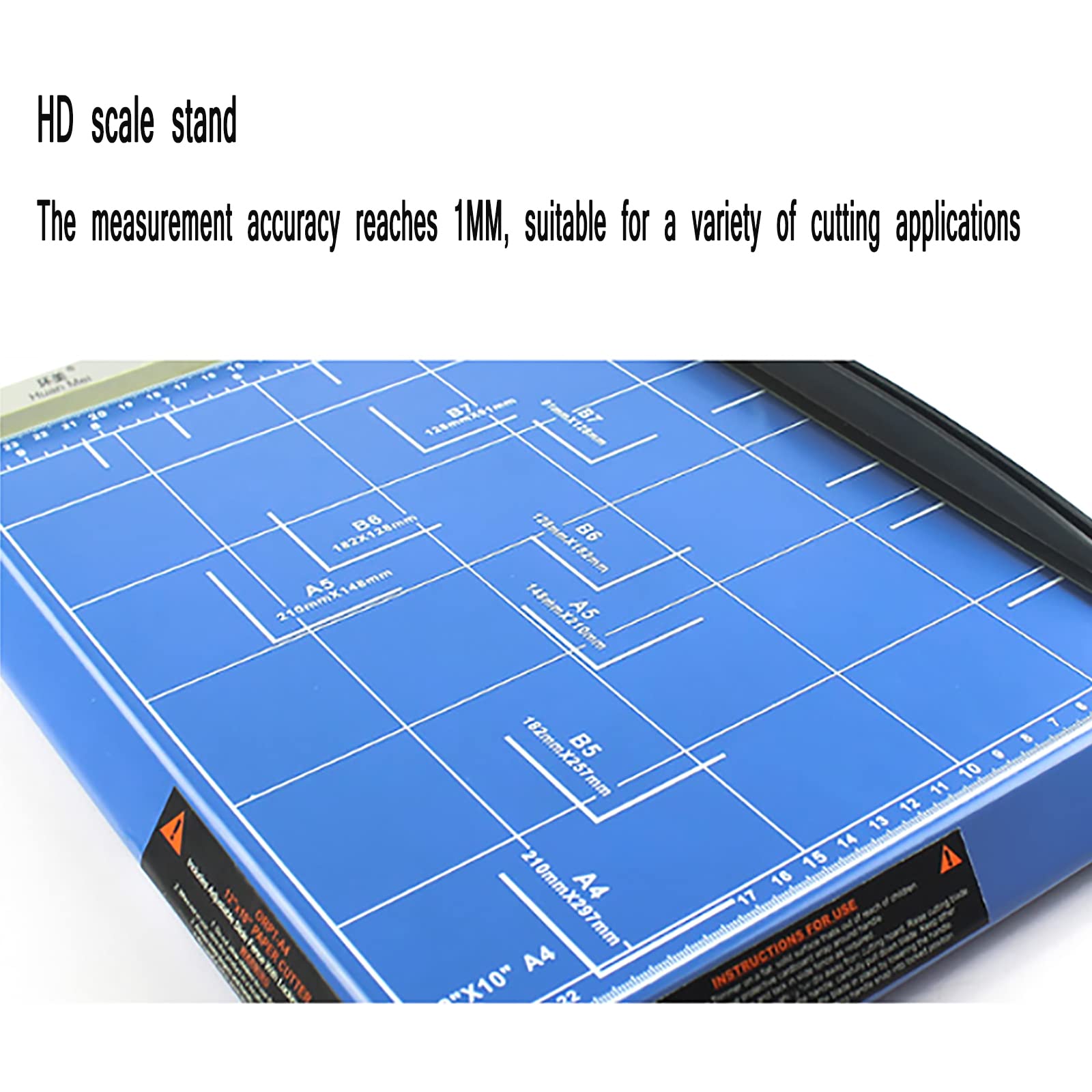 NGARY Professionelle Papierschneidemaschine, A4-Schneider, Schreibtisch-Foto-Bastelmaschine, 15 Blatt Kapazität, Für Karten, Fotos, Standard-Schneiden