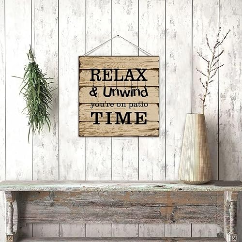 Miniatura 4 de Placa de madera estética para colgar en la pared, placa decorativa de madera para colgar en la pared, placa de pared de madera de campo para sala de