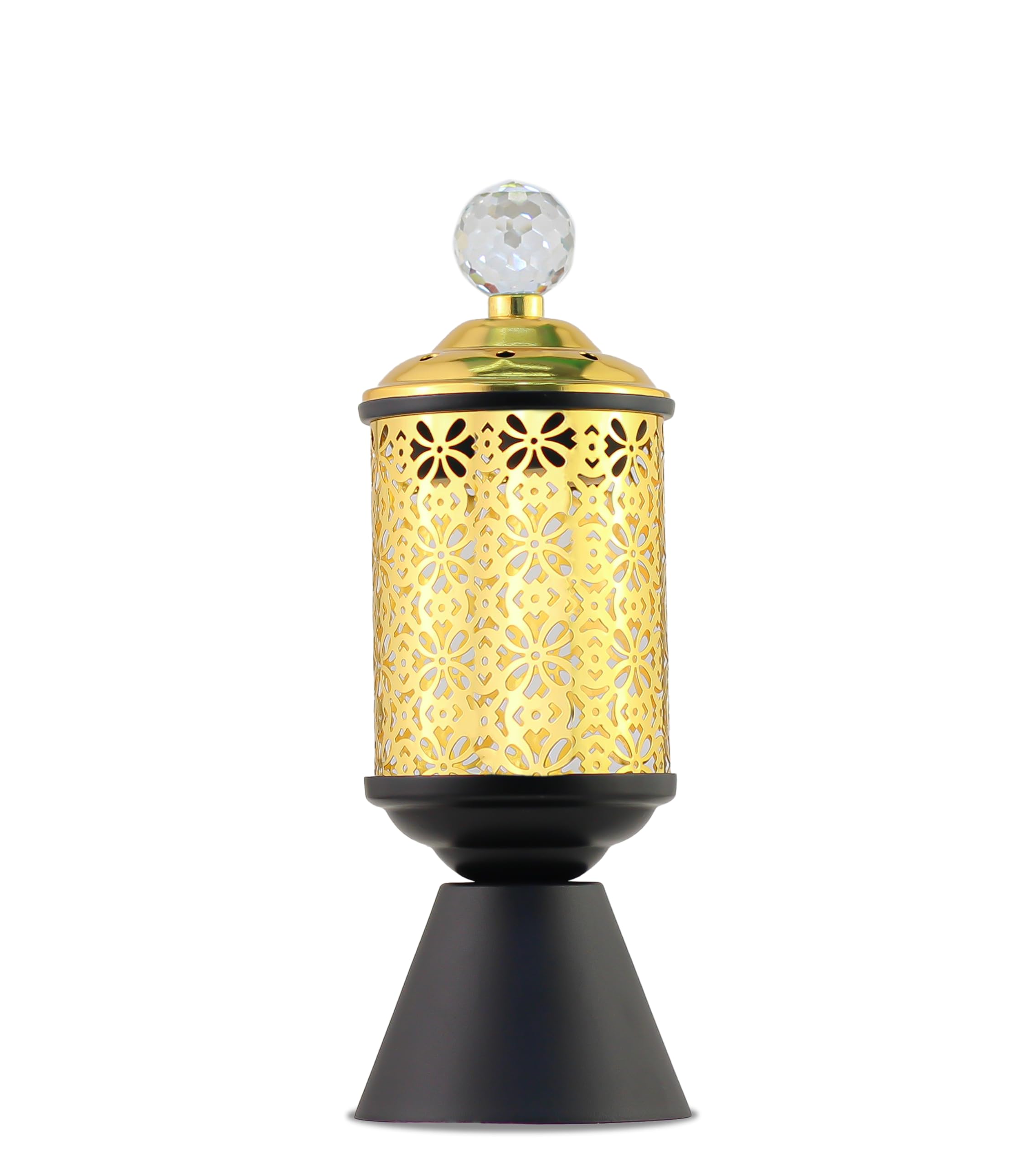 Mobigon Charcoal Incense Burner, Bakhoor Burner, Oud Frankincense Incense Burner, Vintage Arabic Burner, Suitable For Arabian Oud, Yoga, Spa and Aromatherapy, Office & Home Decor (style 16)