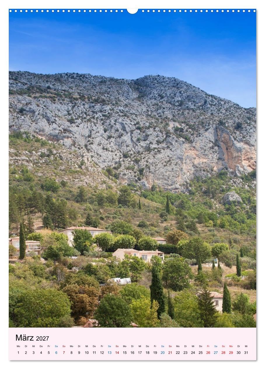 Provence – Die kleinen Dörfer in großer Schönheit (Wandkalender 2027 DIN A2 hoch), CALVENDO Monatskalender: Zwischen Lavendelfeldern, Olivenhainen und ... Charme unter südlicher Sonne. (CALVENDO Orte)