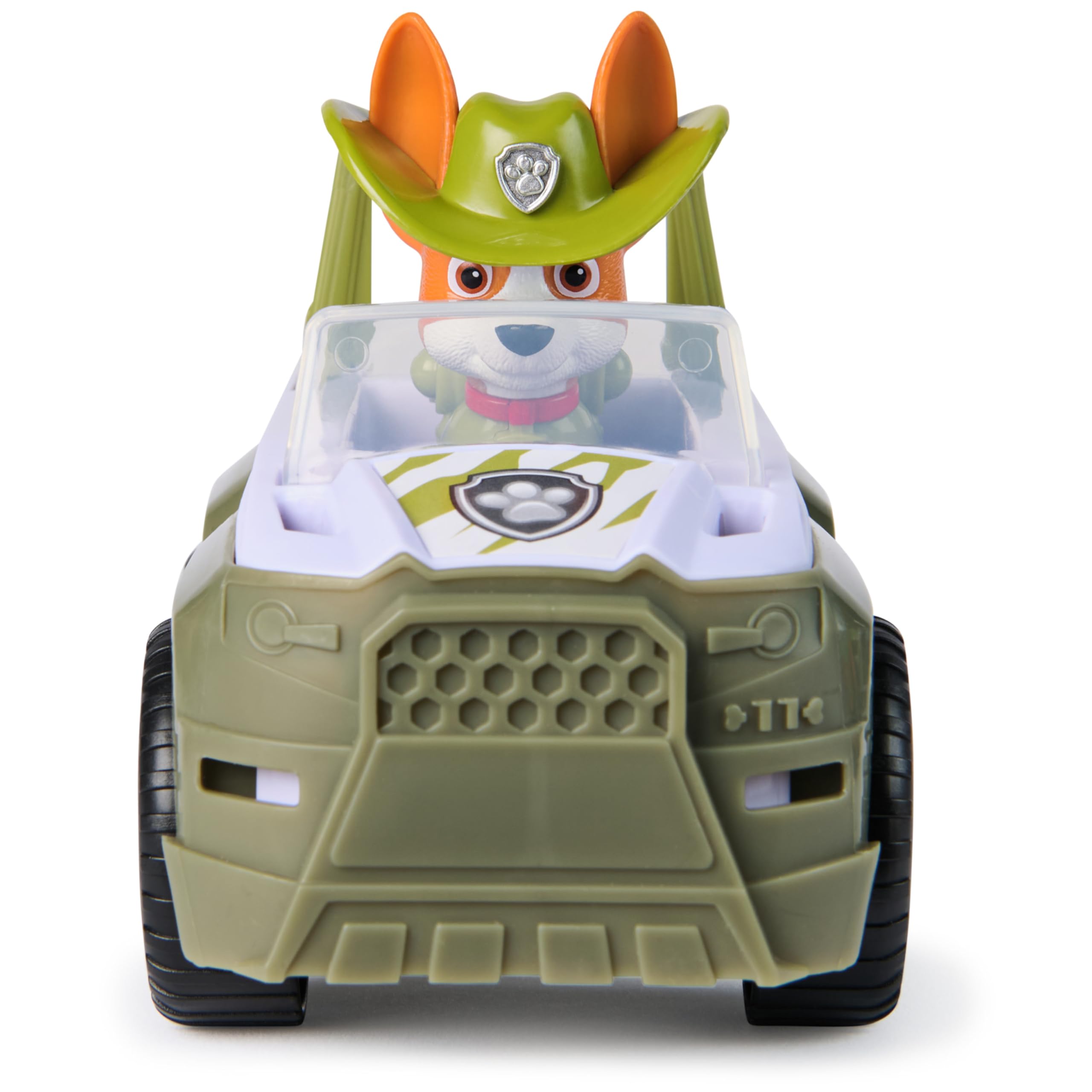 Paw Patrol, Veicolo Jungle Cruiser di Tracker 2025, Veicolo e Personaggio Tracker, Giochi per bambini e bambine dai 3 anni in su