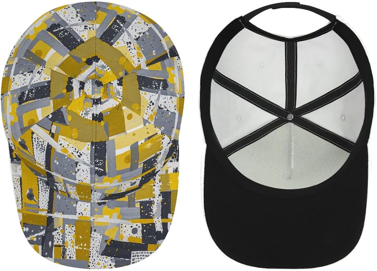 Baseball Cap Sunscreen Visor Hats Adjustable Abstract Art Painting Sun Caps Golf Dad Hat for Men Women