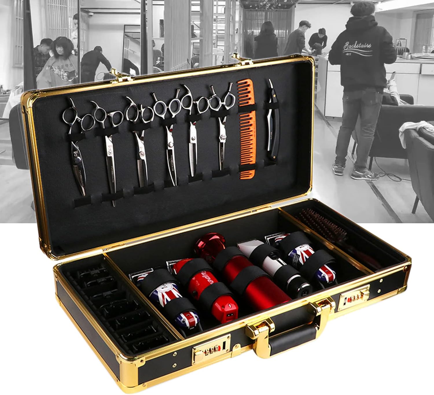 Barber Case Professional Barber Kit for Barber, Portable