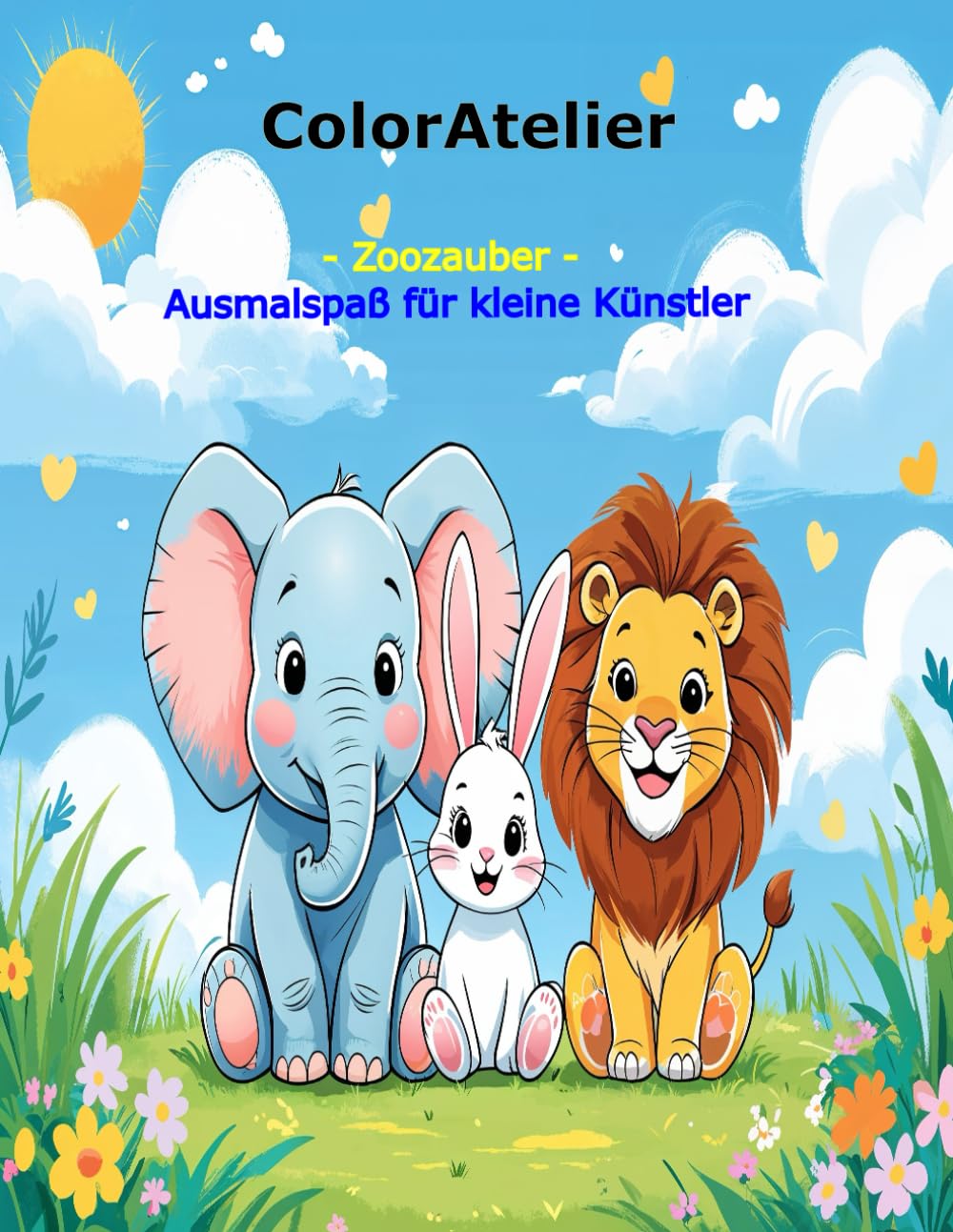 Ausmalspaß für kleine Kinder: 50 kinderleichte Ausmalmotive mit dicken Konturen