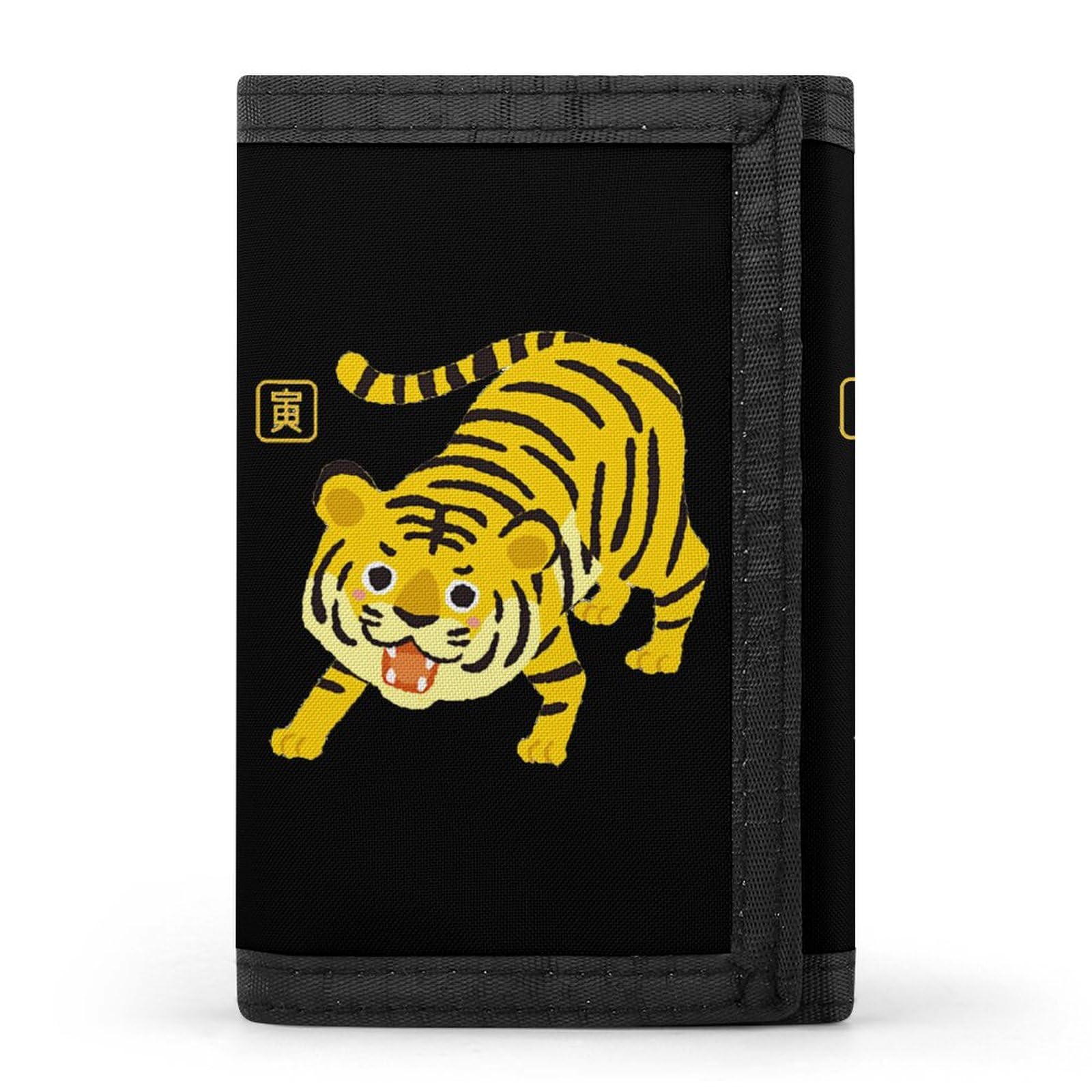 Amazon.co.jp: 三つ折り財布 萌え タイガー 寅虎 トラ とら 財布 ミニ 