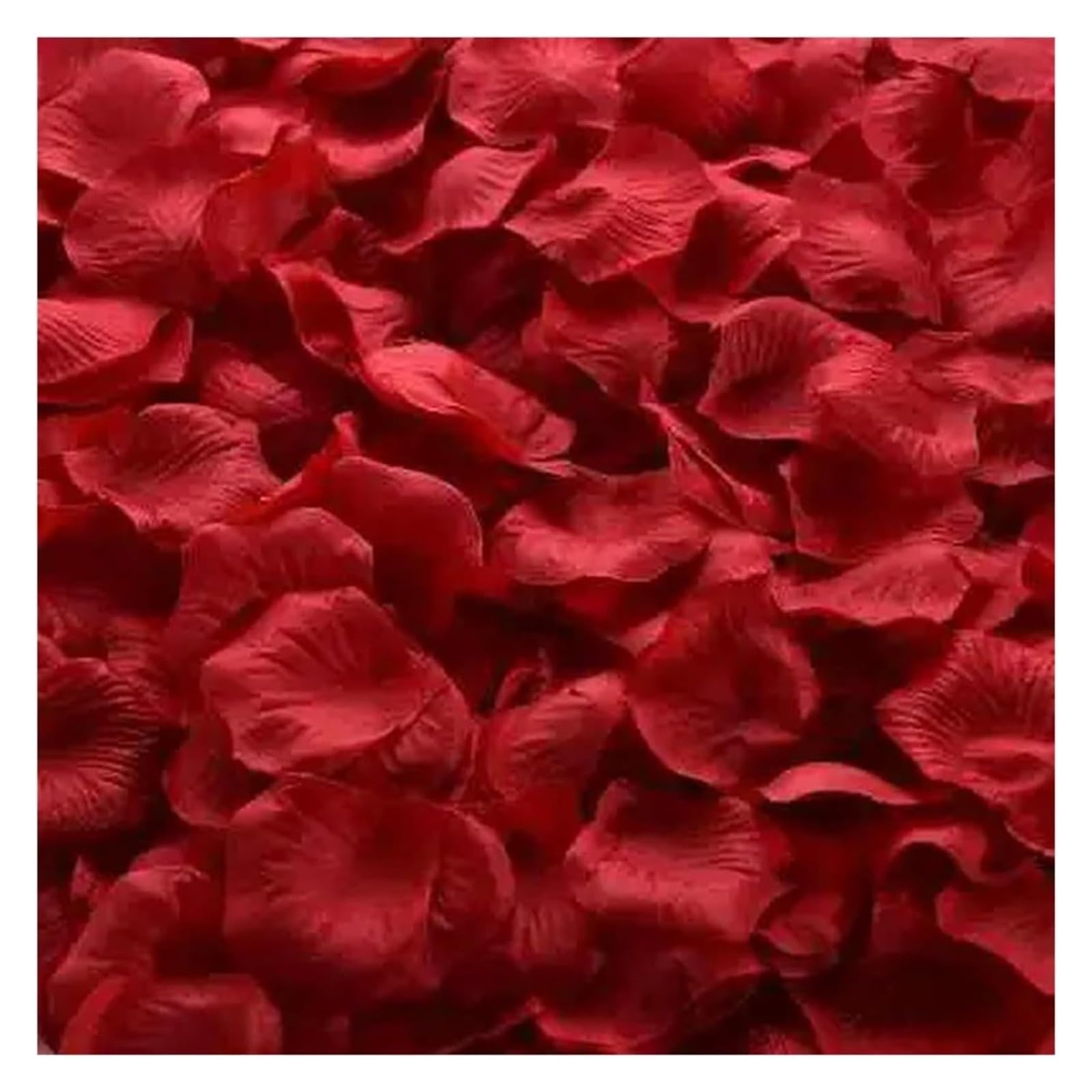 BPABDEITR Artificial Silk Rose Petals Multicolor 1000/3000 Pcs Wedding Decoration(Wine Red,1000pcs)