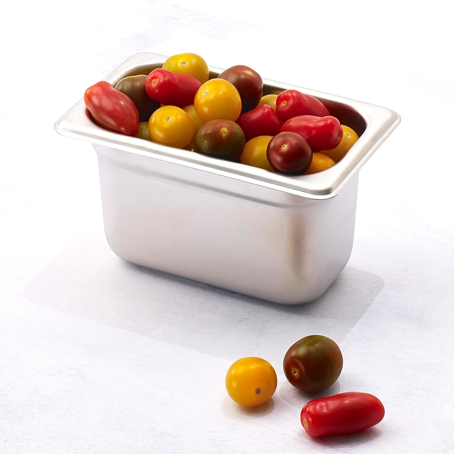 Winco Anti-Jamming Steam Pan, 1/9 by 4-Inch, Standard Weight, Medium, Stainless Steel - Image 3