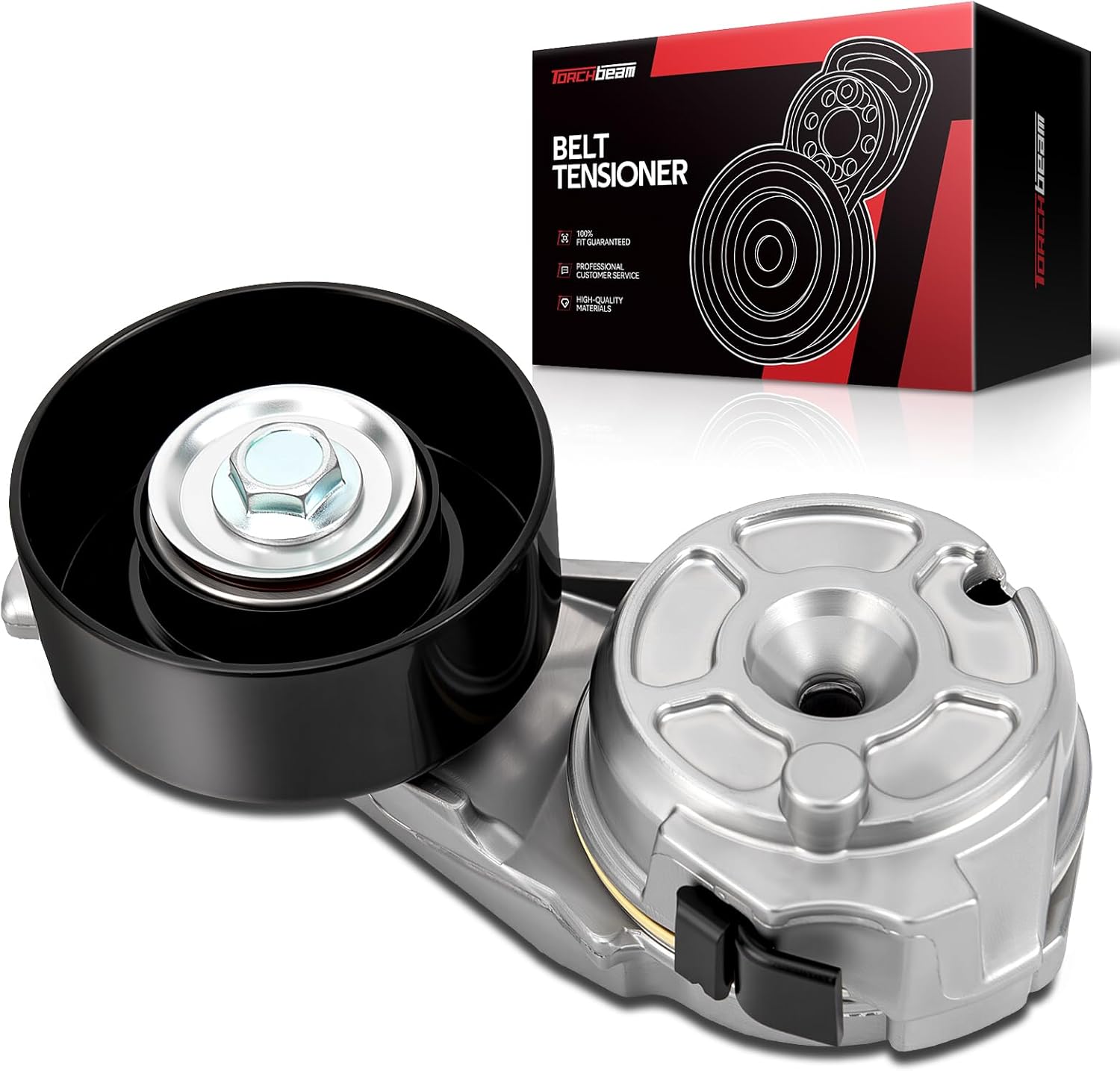 Torchbeam Belt Tensioner Assembly 38189 Compatible with Mercury Grand Marquis 2000-2011, Lincoln Town Car 2000-2011, Ford Crown Victoria 2000-2011, Ford Mustang 2000-2004, Mercury Marauder 2003-2004