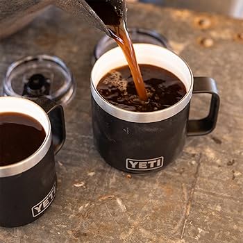 【稀少】YETI Rambler 14oz Mug 黒 2個セット YETI Rambler 14 Oz Stackable Mug with Magslider Lid in Black