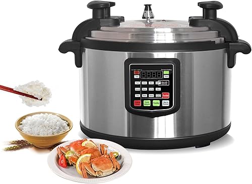 Kolice Olla a presión comercial de 33 L, olla a presión multifunción para cocina de restaurante con olla interior antiadherente, solo para 220 V