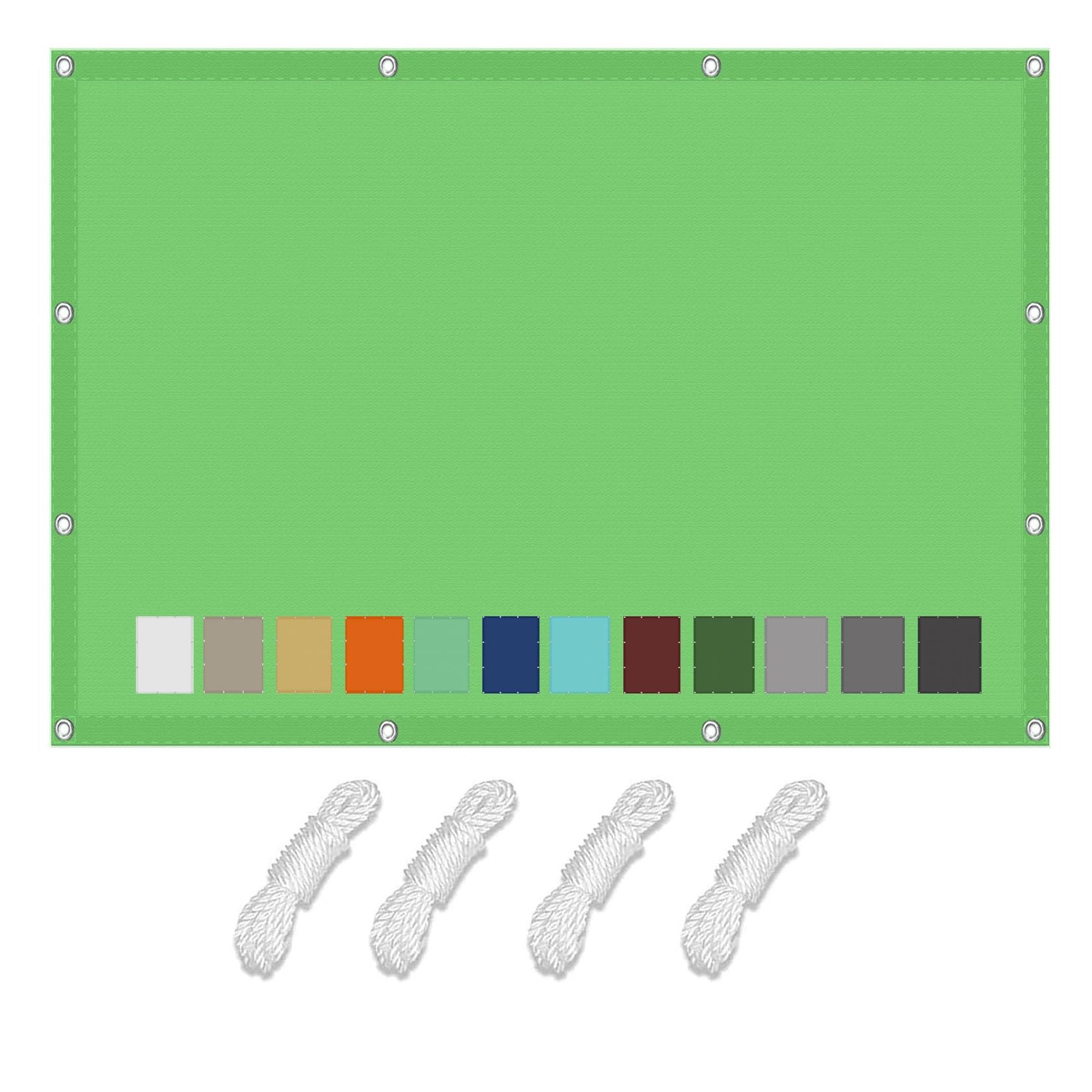 Voile d'ombrage haut de gamme anti UV 98% pare-soleil 2x6.5m