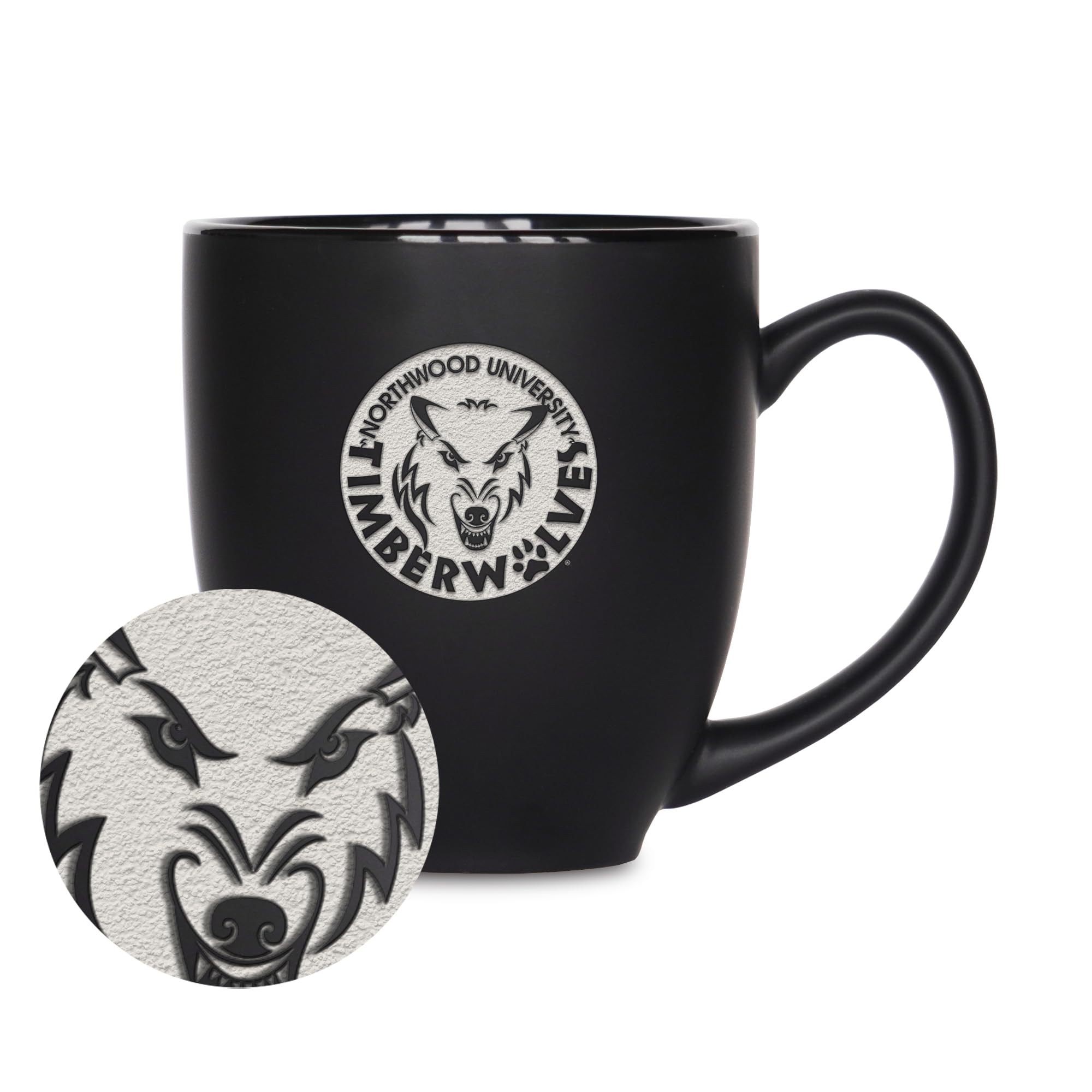 Tasse de bistrot Timberwolves pour vos cafés et thés au bureau ou à la maison 445 ml