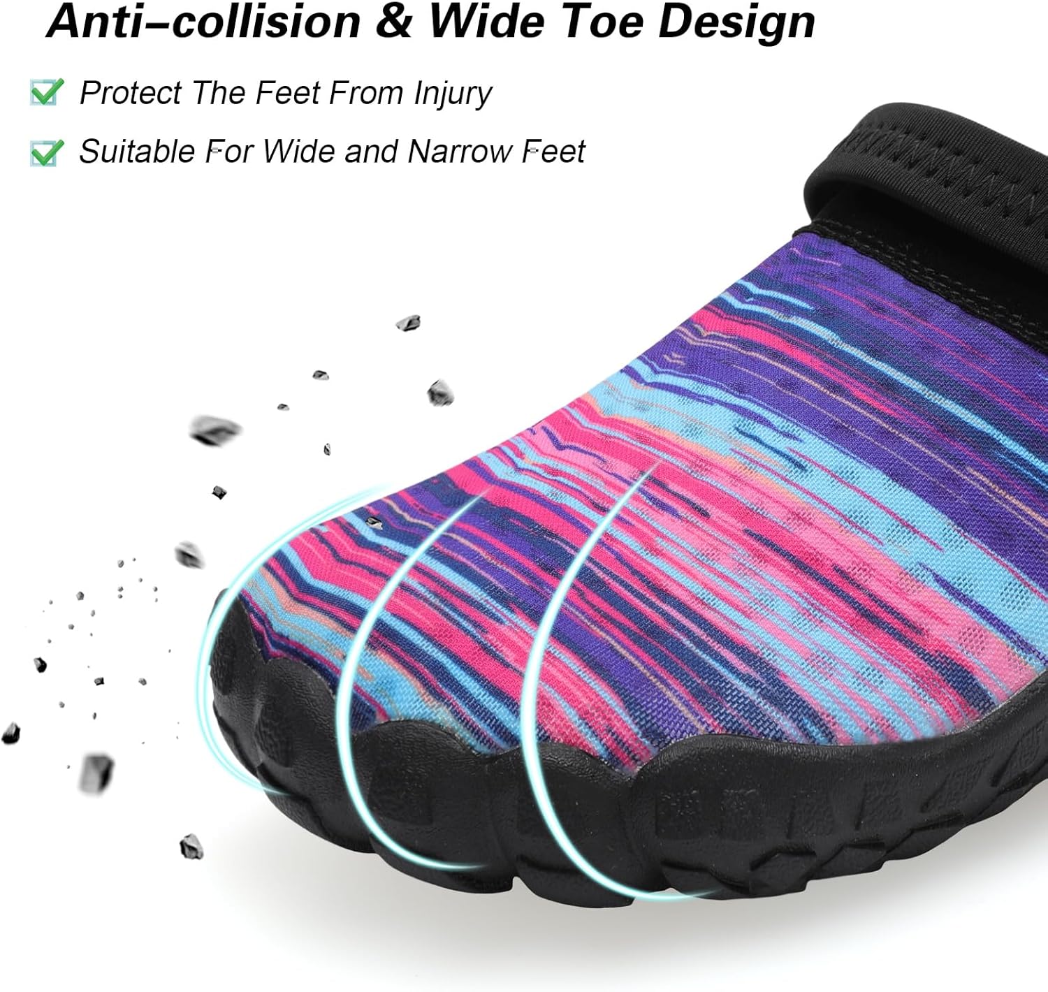 Besroad Outdoor Hiking Slip on Sandals Sports Water Shoes Fashion Sneakers Slippers Classic Clogs for Women Men