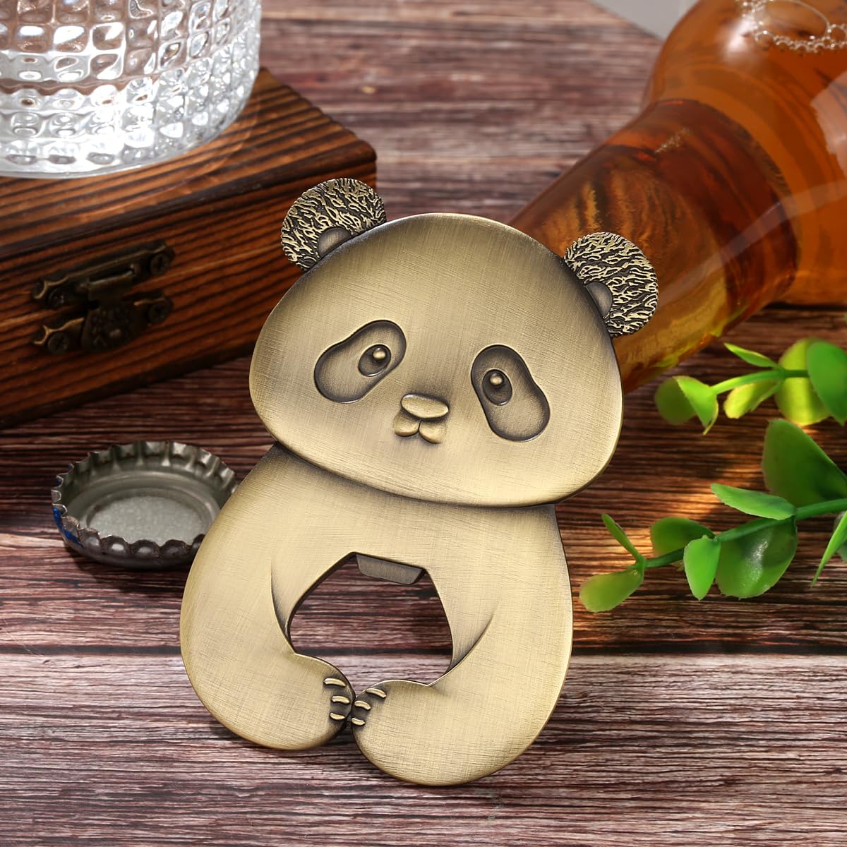 Panda Flaschenöffner, Premium Metall Bieröffner, Gadgets, Pe