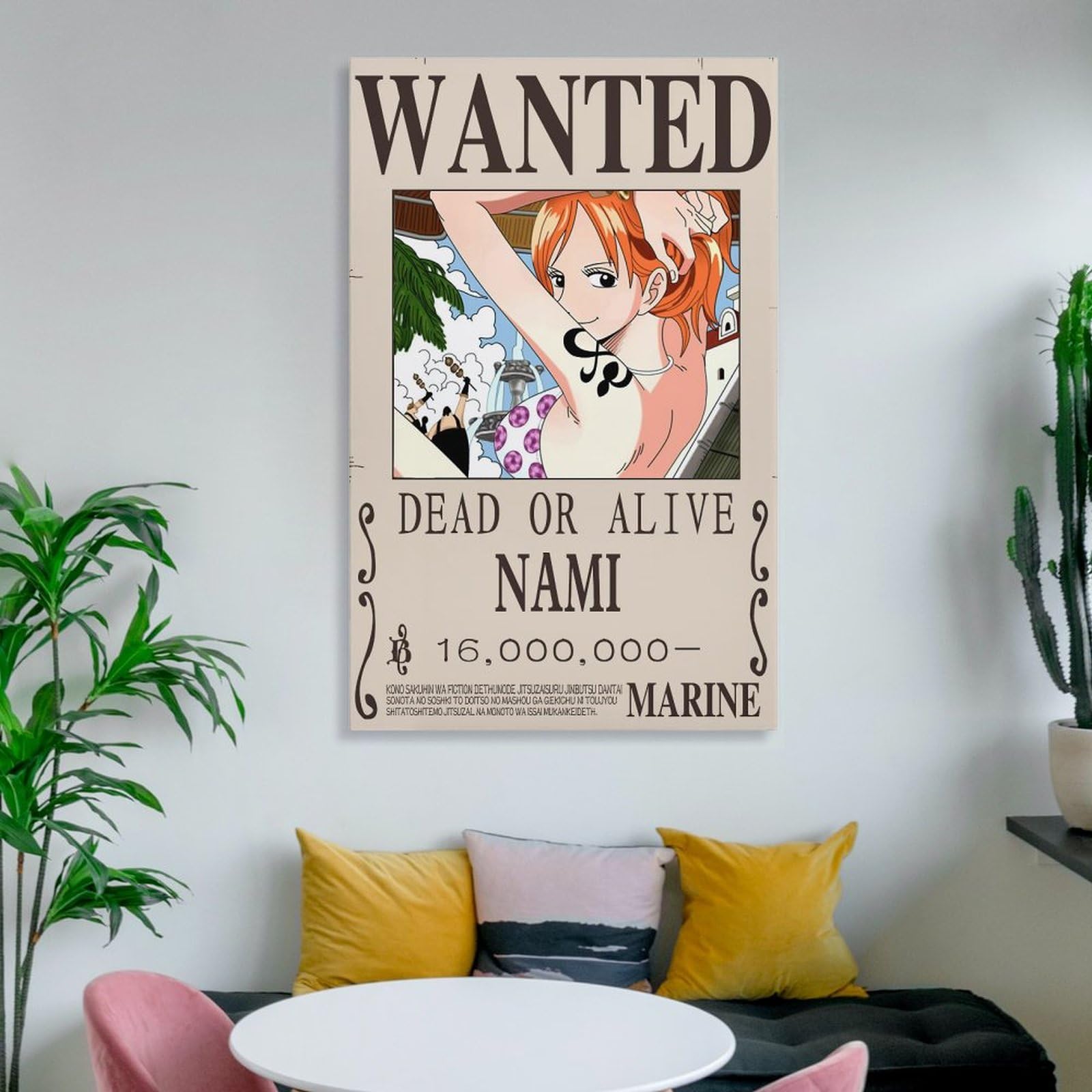 Amazon.com: NAMI Anime Wanted Bounty Poster (146) Print Photo Art