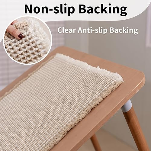 Miniatura 5 de Tapete de baño estilo gofre, tapete de baño bohemio, antideslizante, lavable, súper absorbente y de secado rápido, tapetes de baño pequeños,