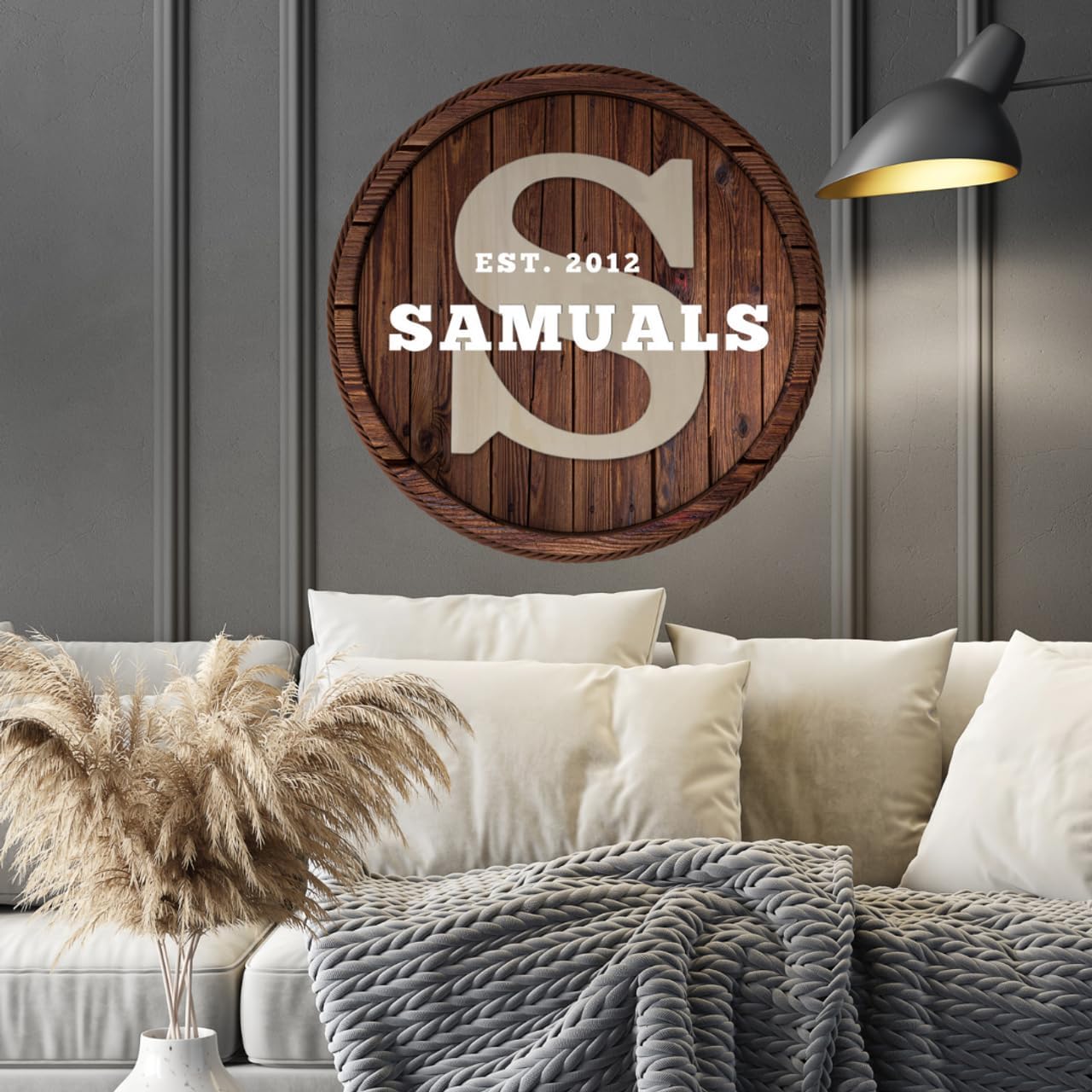 Wooden Letters Unfinished 24'' Times C Craft, Blank Wood Monogram Alphabet Letter Wall Art, DIY