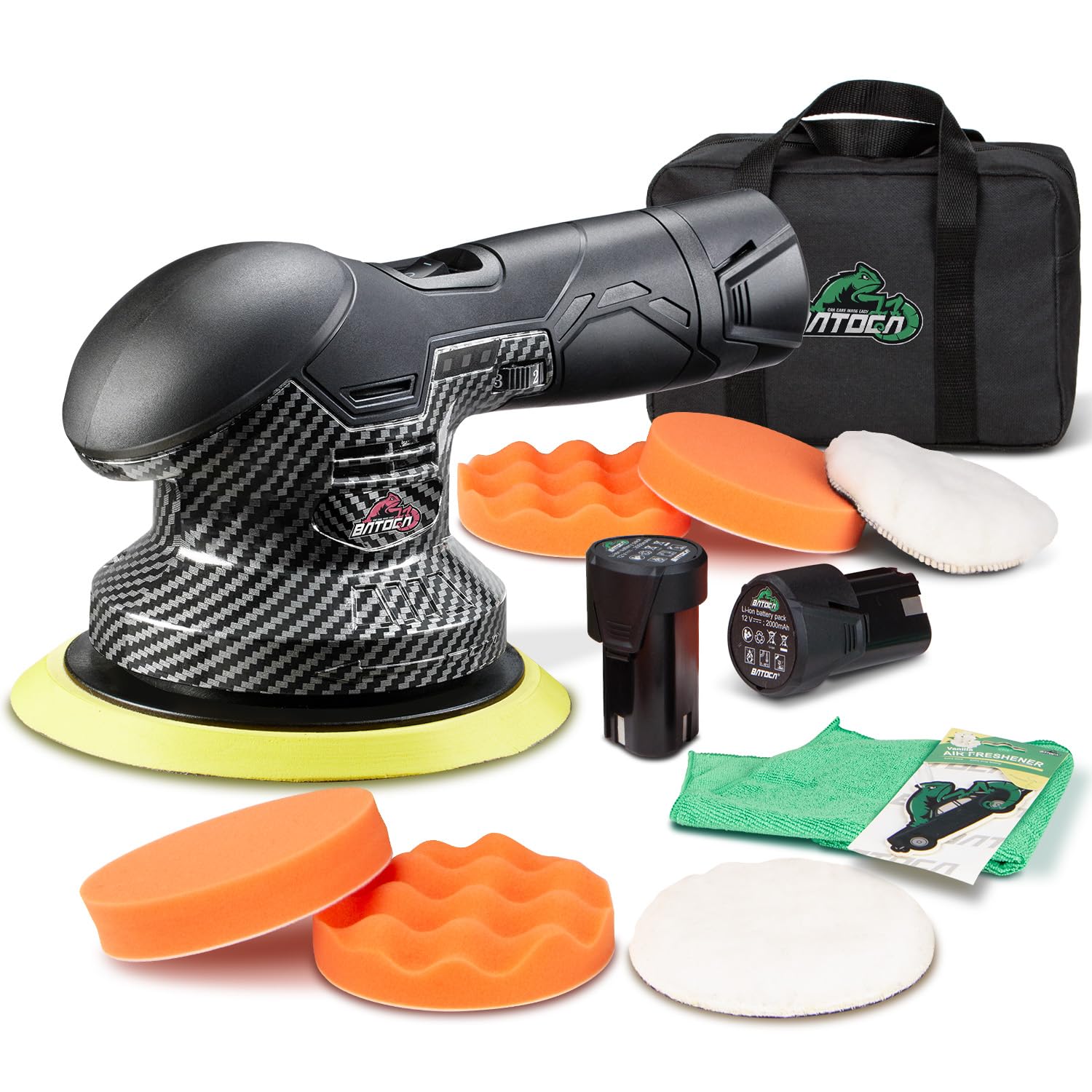 BATOCA S3, polisseuse compacte sans fil 12V, orbitale 5mm, 2500-5000 tr/min