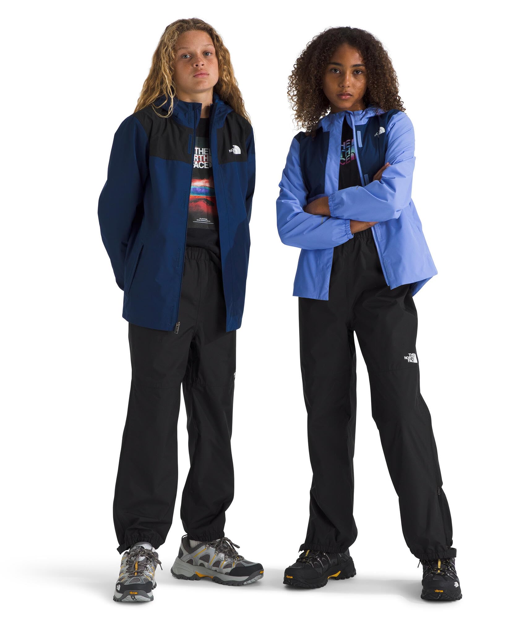 The North Face Kids Antora Rain Pants, TNF Black/TNF Black, 6 Years