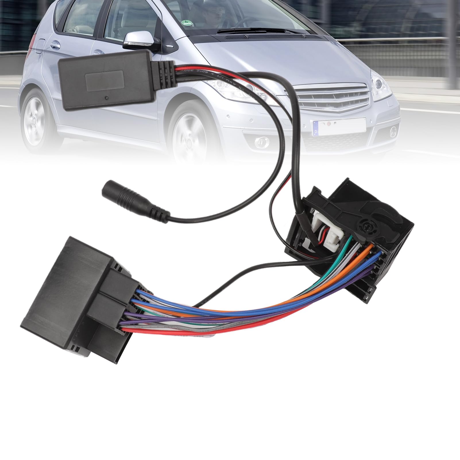 Adattatore Bluetooth a 12 pin autoradio 5.0 stereo Aux cavo per W169 W245 W203 W209 W164