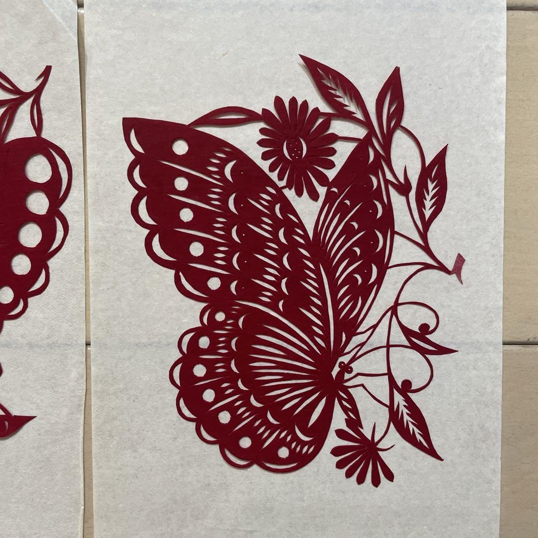 中国　切り絵　ペーパーカットアート Amazon.co.jp: 中国 切り絵 中国剪紙 ペーパーアート 芸術