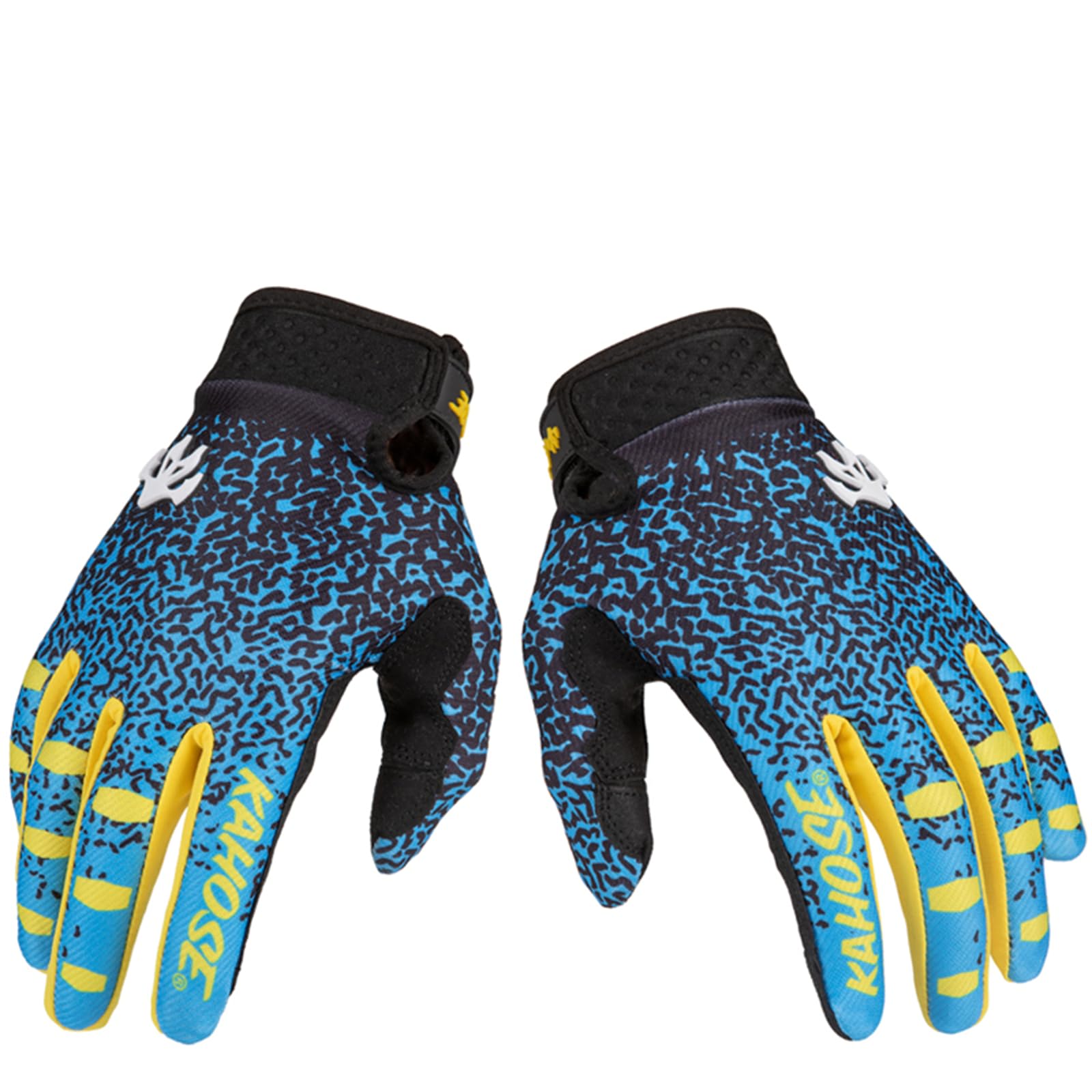 EXCEREY Cycling MTB Full-Finger Gloves-Touchscreen Compatible Lightweight & Breathable Anti Slip Shock-Absorbing Wear-Resistant for Men/Women