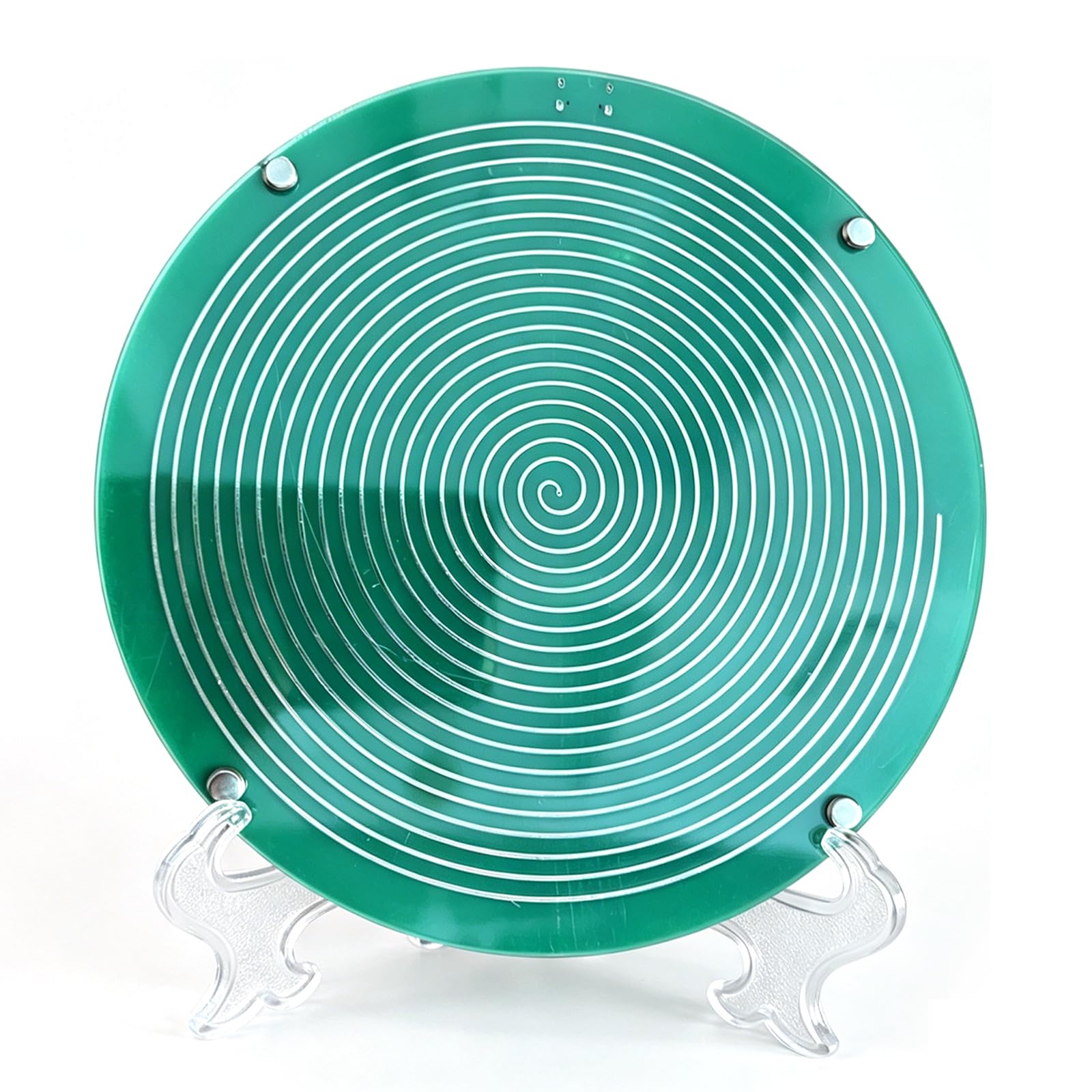 XDTKJDZ Mwo Schumann Wave Generator, Desktop Schumann Frequency Generator Machine, 15cm Round Disk, 7.83hz Resonance Output, For Bedroom, Study Room, Office Desktop