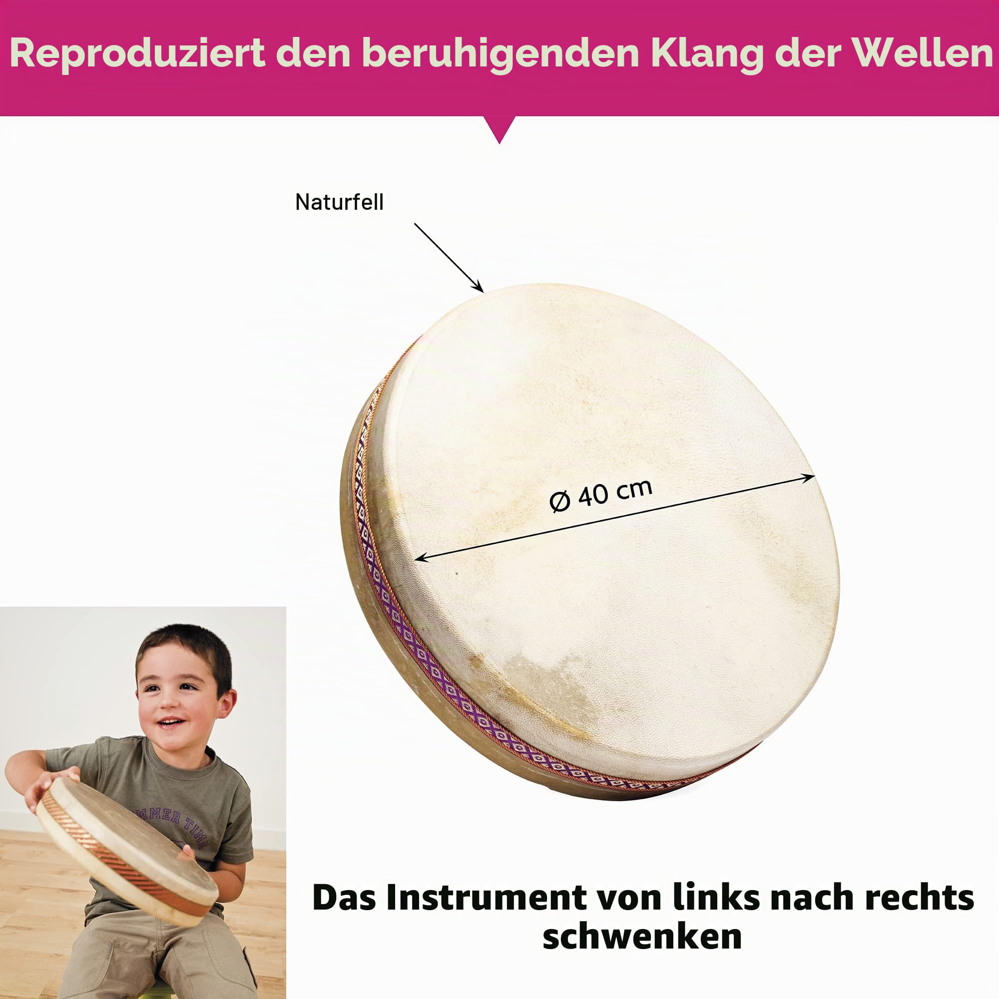 Fuzeau 9451 Ocean Drum, 40 cm