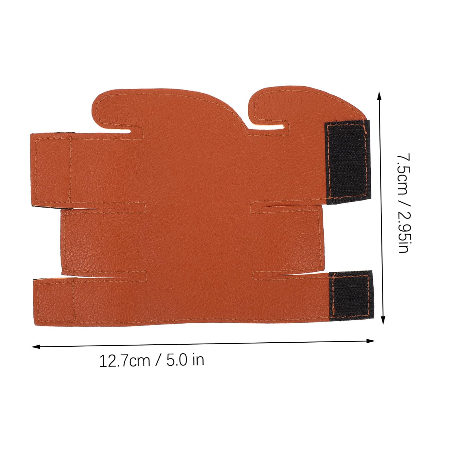 VICASKY Leather Trumpet Protector Case Trumpet Guard for Cornet Sturdy Material Light Brown