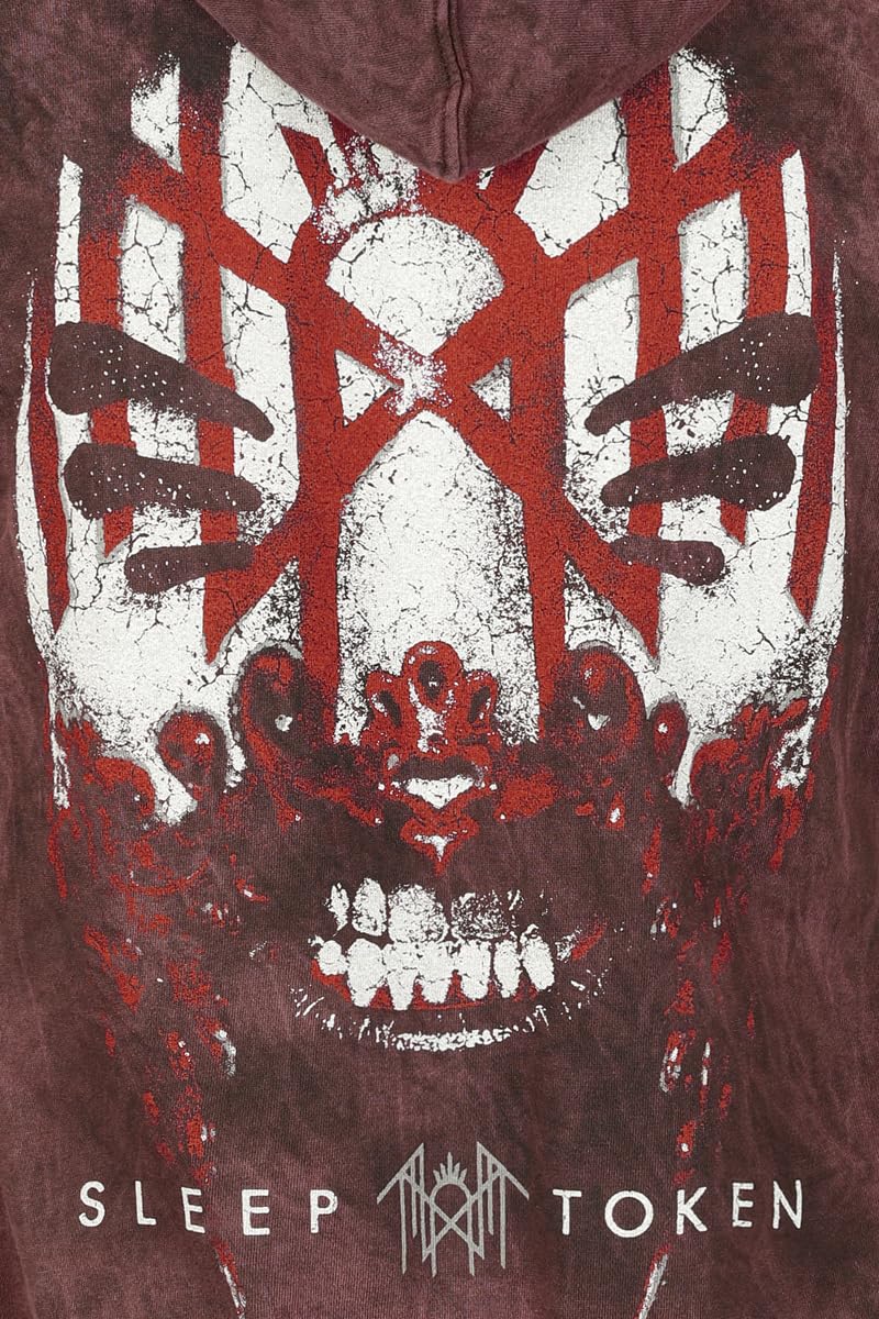 Sleep Token Vessel Männer Kapuzenpullover rot Band-Merch, Bands