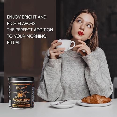 Miniatura 6 de Panama Geisha Coffee Beans Cafés Granell Hacienda Esmeralda - Café de grano entero tostado medio, café Panamá bajo en ácido premium de granos de