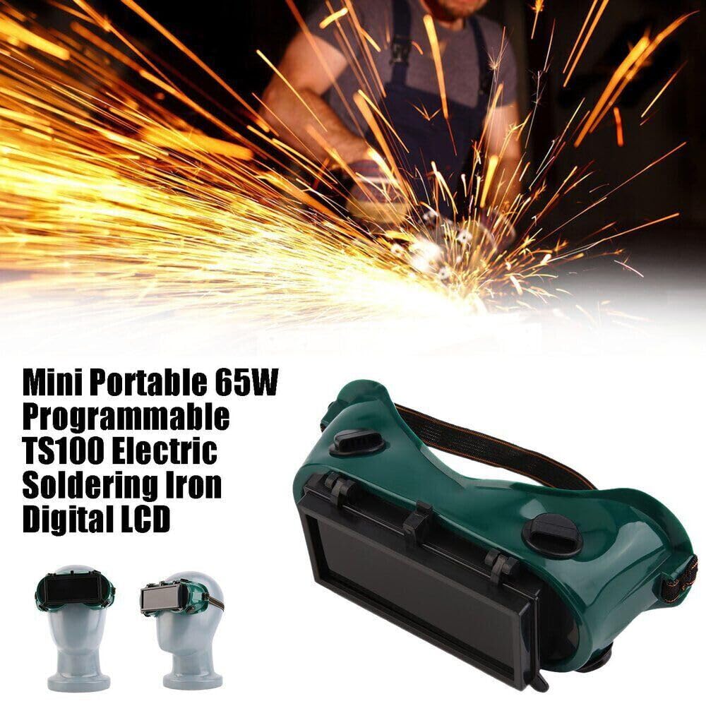 UCCKEYI 2 Pieces Oxy Cutting Grinding Welding Safety Glasses Solder Welder Goggles Eye Protect