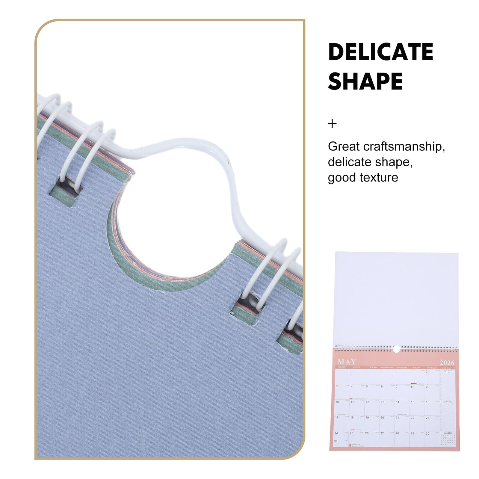 Gatuida Großer Monatswandkalender Monate Wandplaner mit Internationalen Feiertagen Eleganter Querformat Kalender für Büro Schule Home Office Organizer