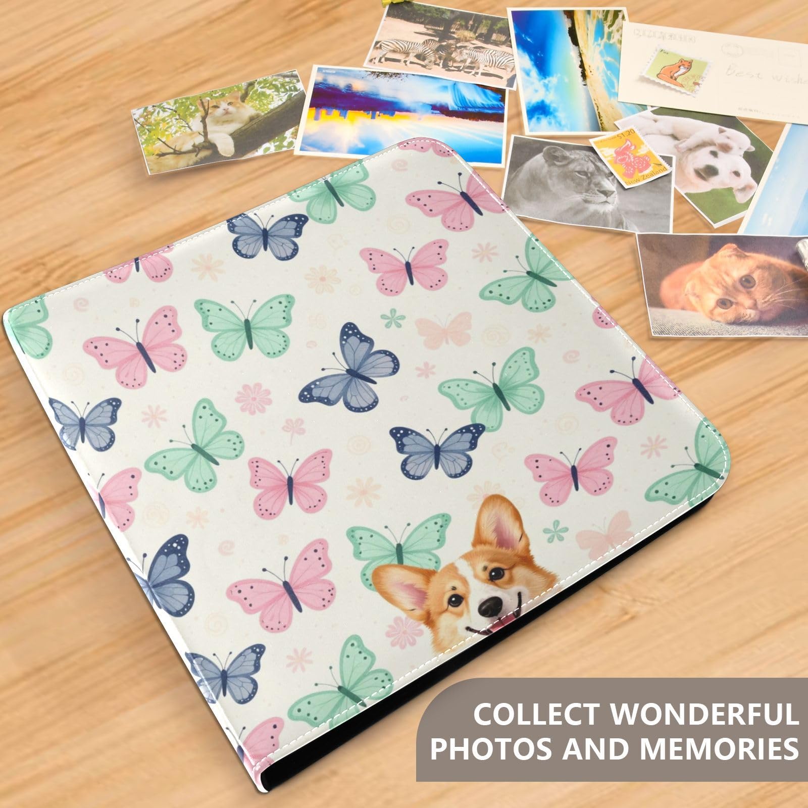 Album de scrapbooking en cuir facile à nettoyer au quotidien
