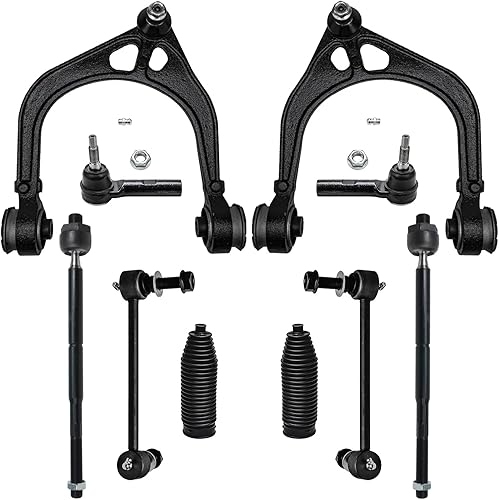 Miniatura 170 de Detroit Axle - Kit de suspensión frontal de 10 piezas para Chevy Trailblazer EXT GMC Envoy XL XUV Buick Rainier Isuzu Ascender Olds Bravada, brazos