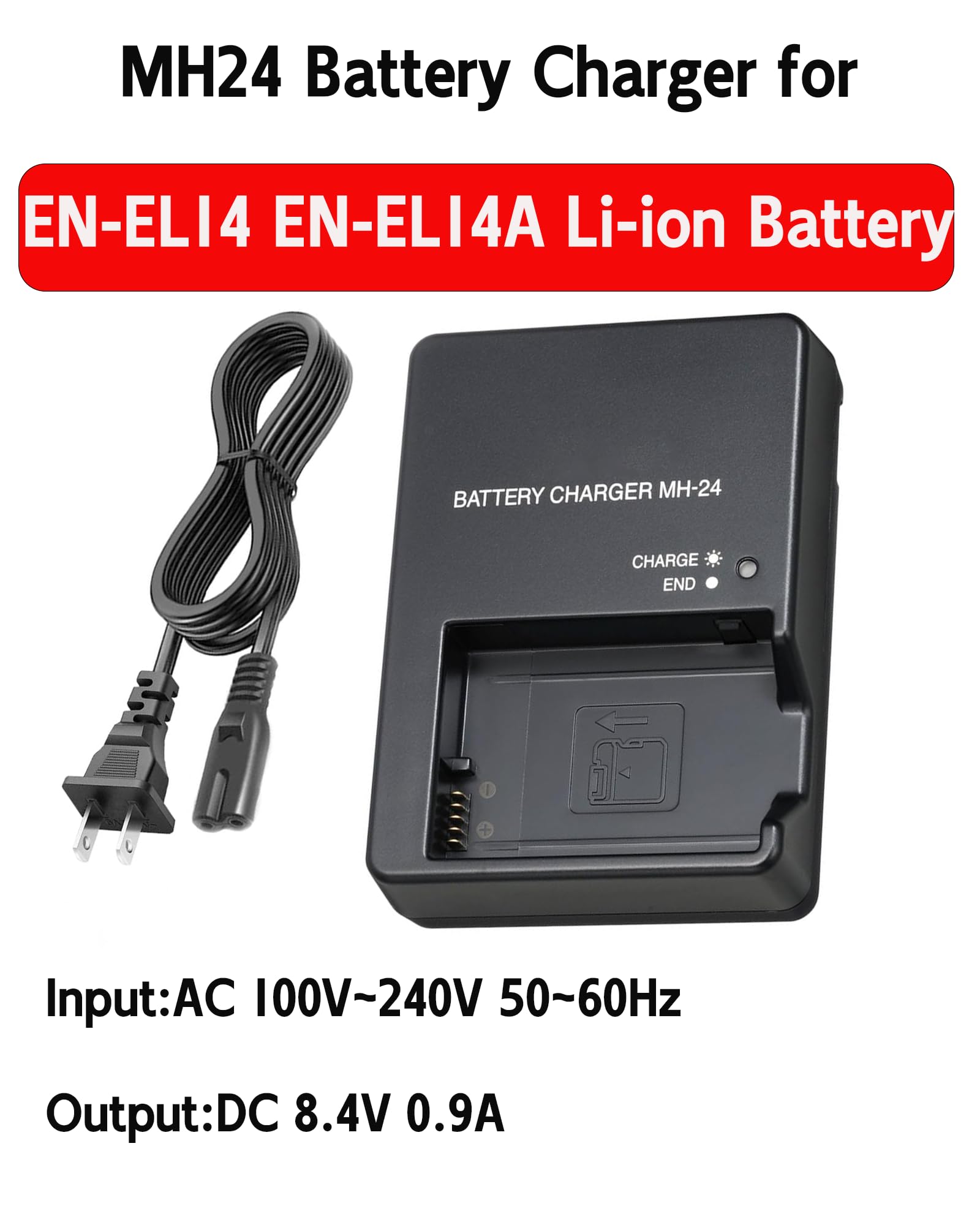 MH-24 Enel 14 USB Caricabatterie Per Nikon D3100 D3200 D5100 - Foto 11