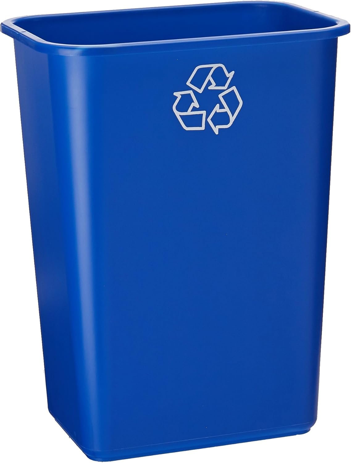 United Solutions EcoSense WB0069 Blue Plastic 41 Quart Recycling Indoor Wasteba