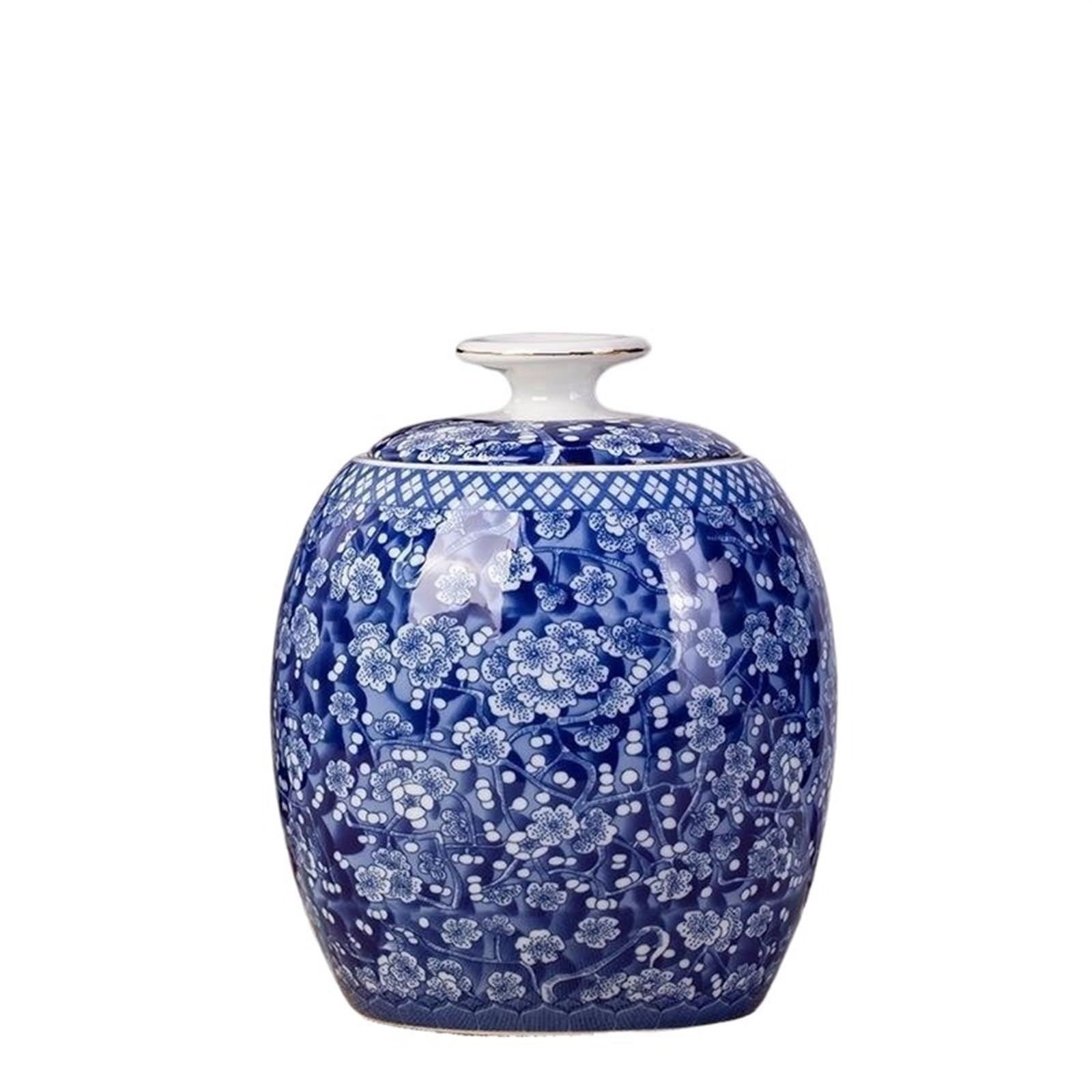 Amazon.com: ginger jar vase,decorative jar, 7.7inch Small Blue And