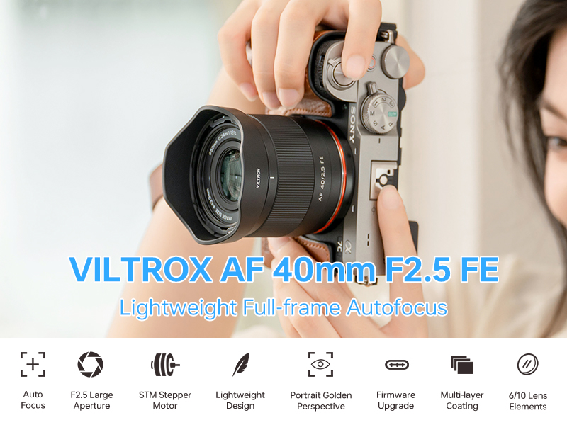 Viltrox 40mm F2.5 FEマウント ほぼ新品 Amazon.com : VILTROX AF 40mm f2.5 FE Full Frame Lens for