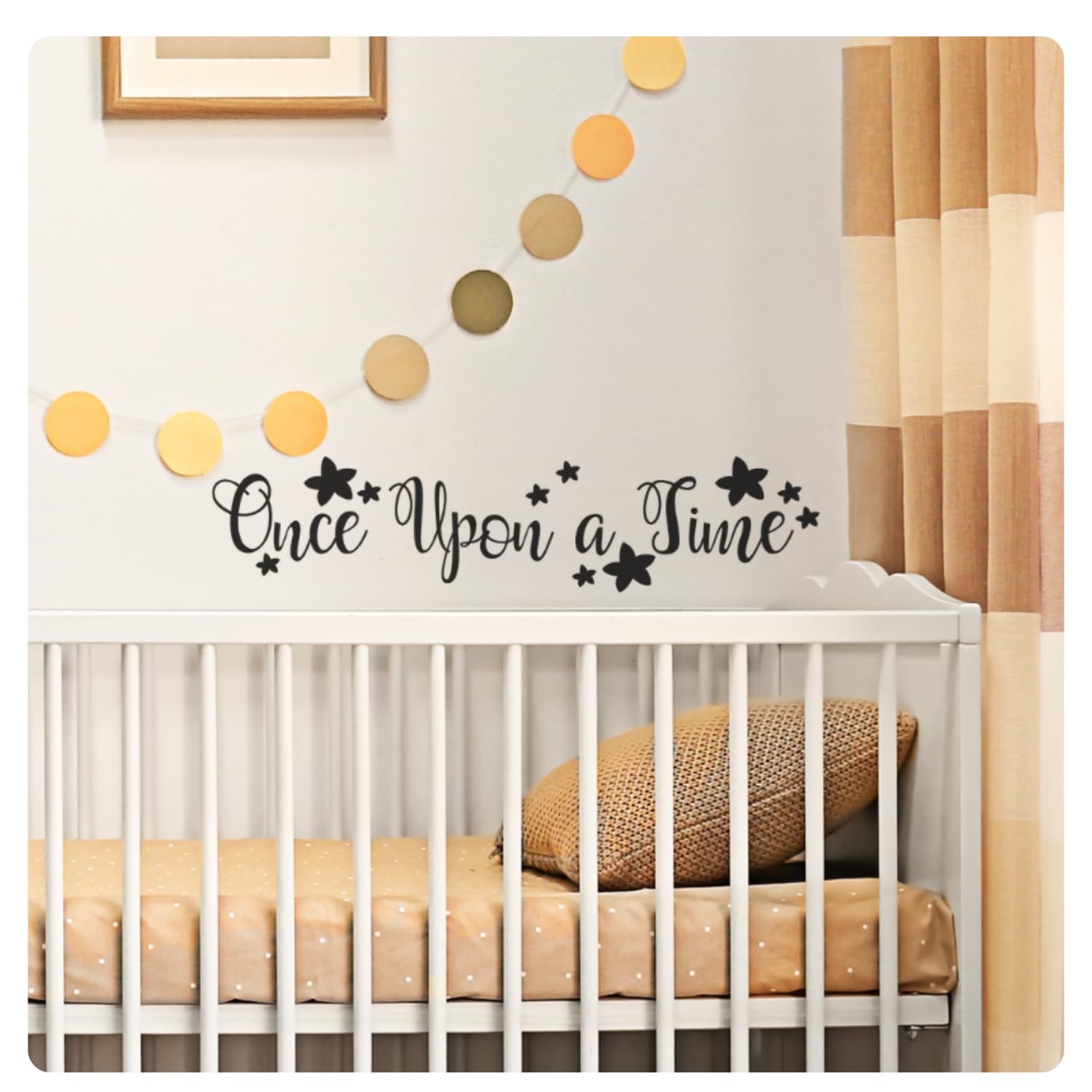 Autocollant mural amovible vinyle Once Upon a time decoration chambre enfant