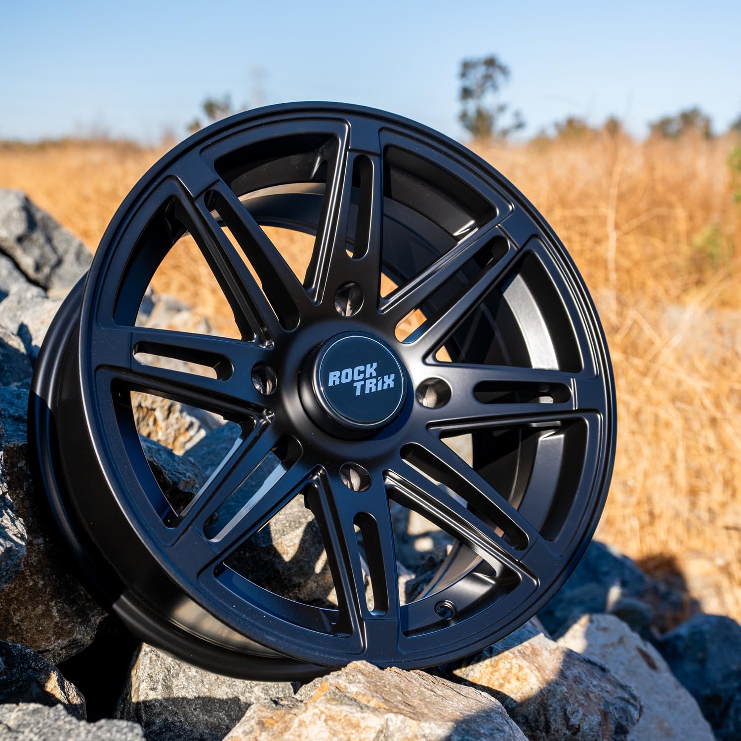 Amazon.com: RockTrix RT103 14in ATV Wheel Rim 14x7 Matte Black