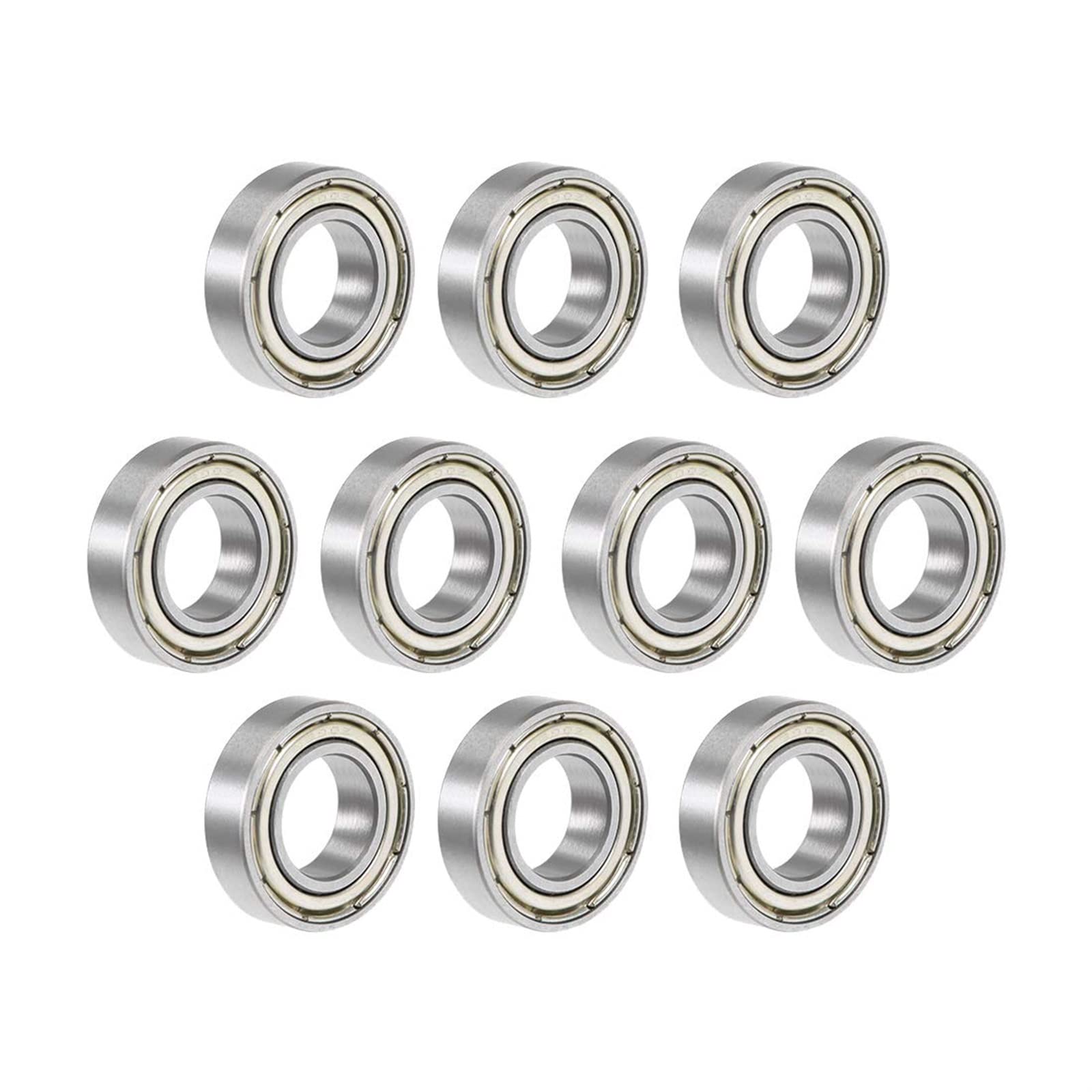 RCGKNNMUZ 10Pcs 6800-2RS 6800LLU 6000ZZ 6800 2RSV Bearing 10 * 19 * 5mm Full Balls Bicycle Pivot Repair Parts 6800 2RS